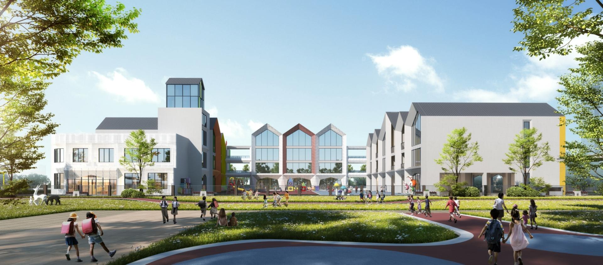 London Design Awards Winner - Longyou Wen Cheng Housing Proj: Neighbor Ctr & Kdgtn