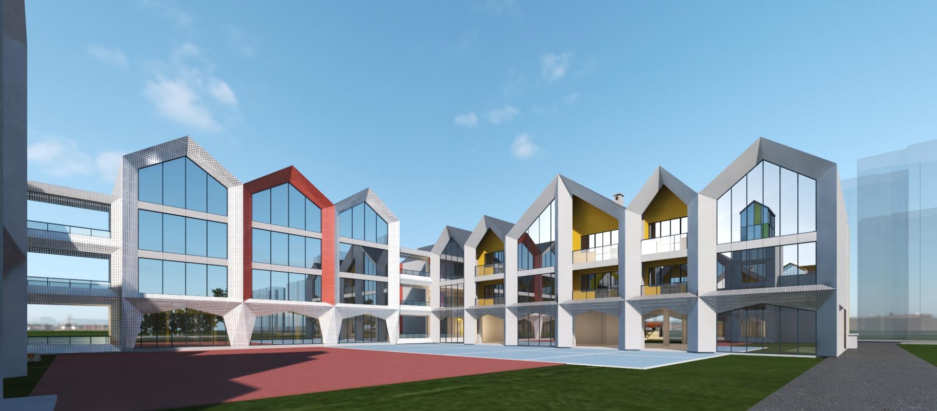 London Design Awards Winner - Longyou Wen Cheng Housing Proj: Neighbor Ctr & Kdgtn