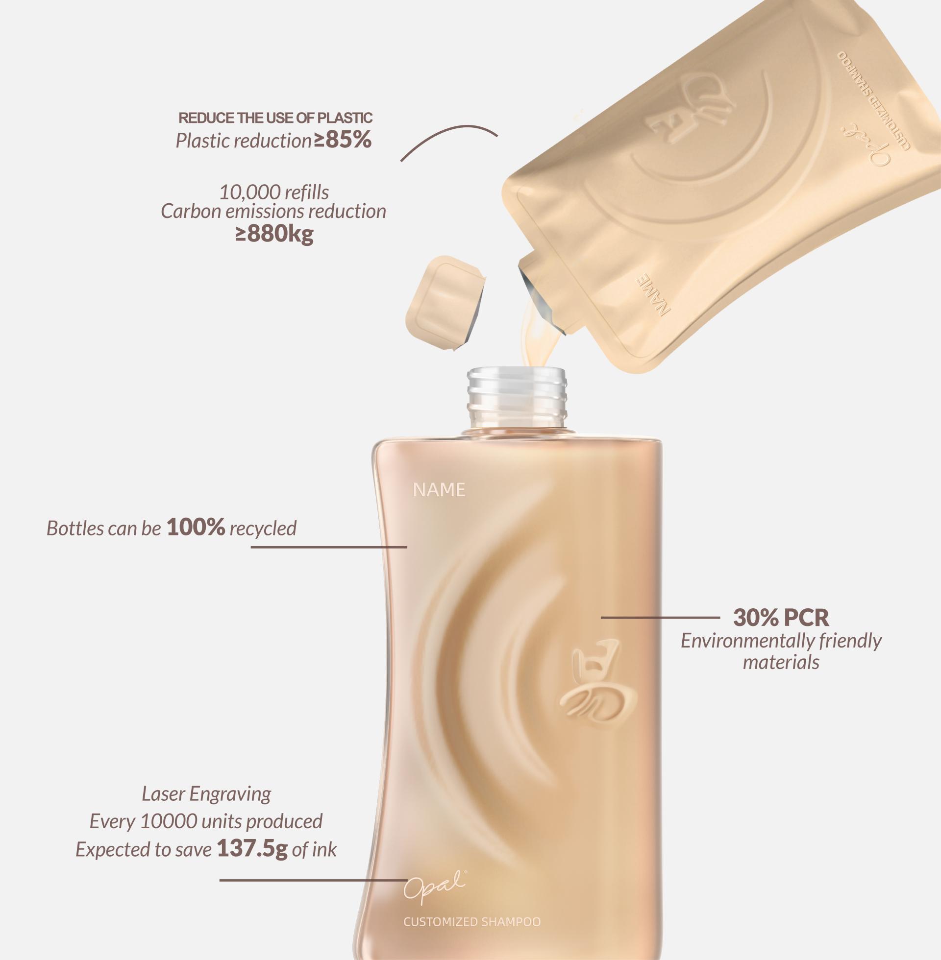 London Design Awards Winner - Yin-Yang balance Customized Shampoo
