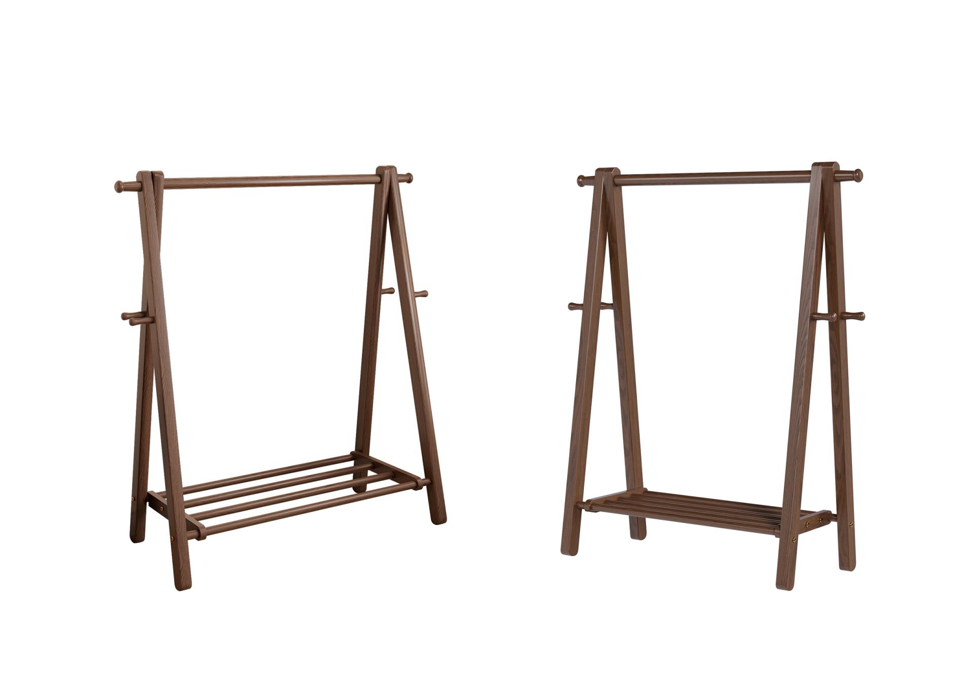 London Design Awards Winner - floor-standing solid wood coat rack