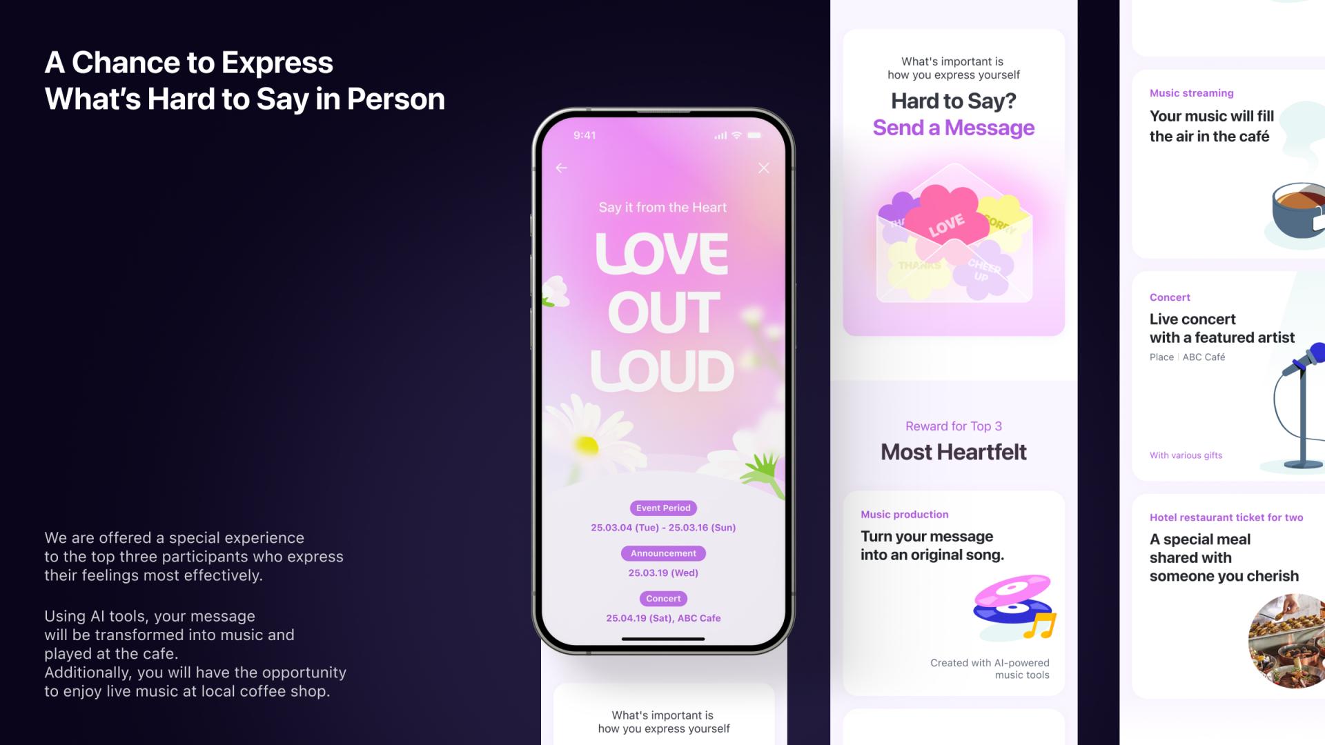 London Design Awards Winner - LOVE OUT LOUD: Turning Human Emotions into Music through AI
