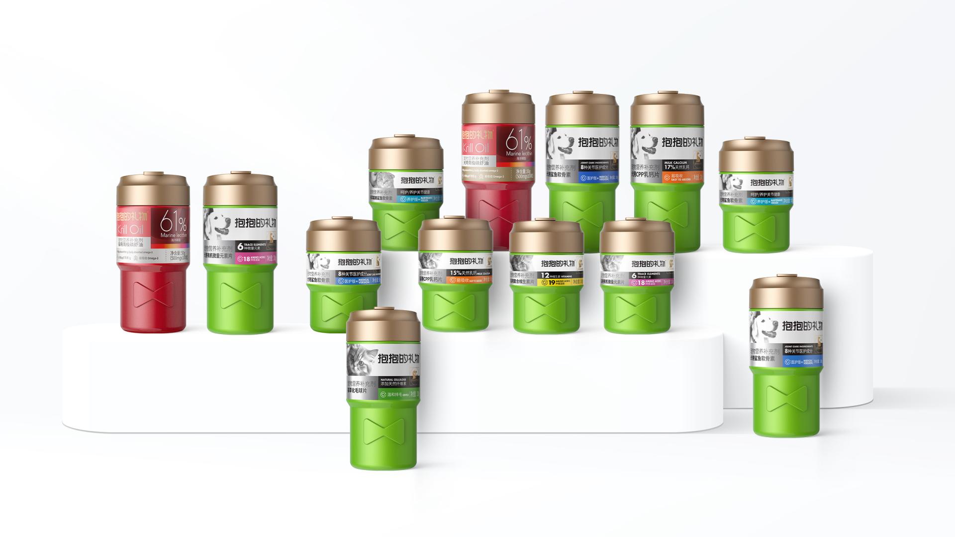 London Design Awards Winner - HUG’S GIFT- Pet Nutrition Supplement Series