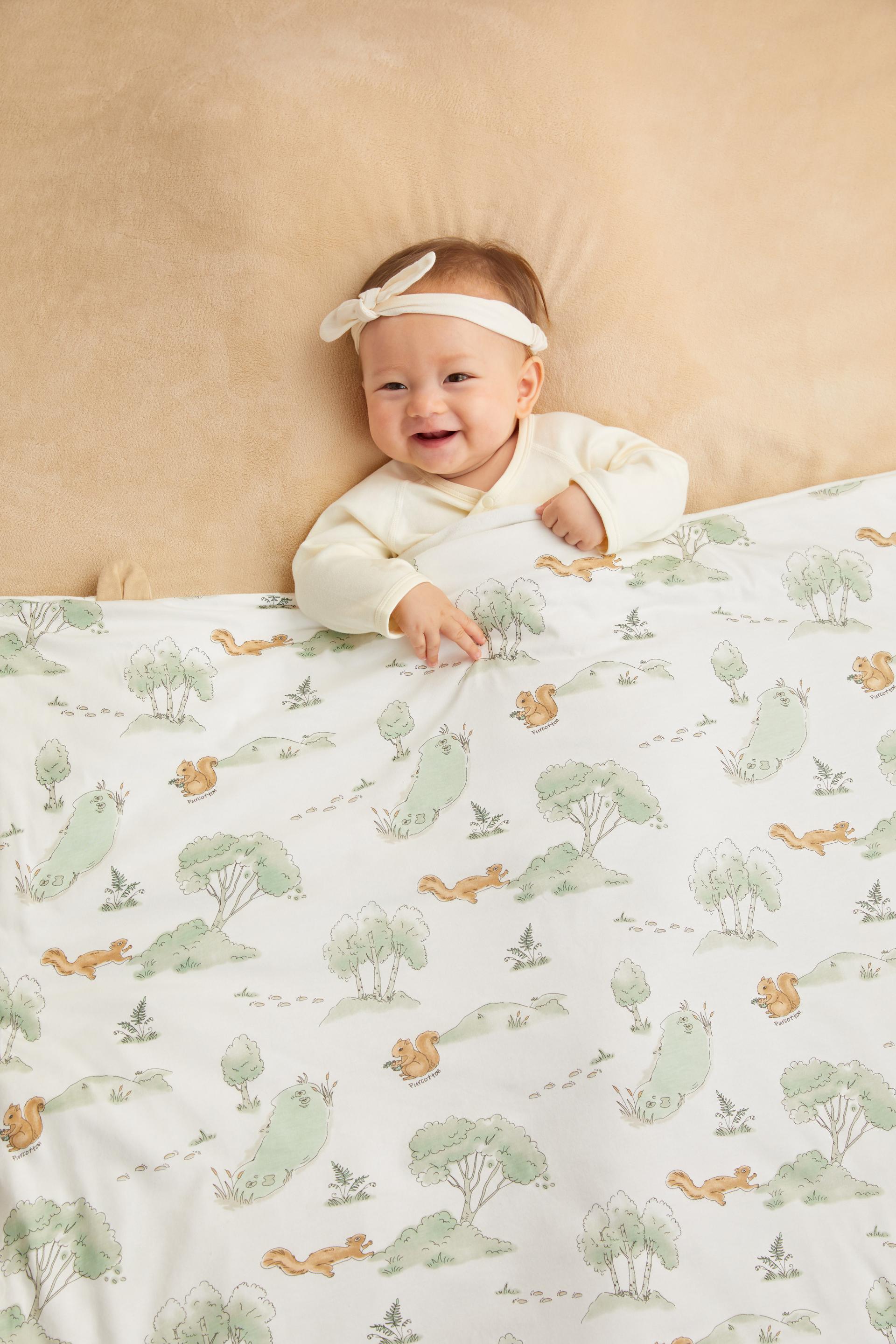 London Design Awards Winner - Lining-Detachable Knitted Baby Swaddle