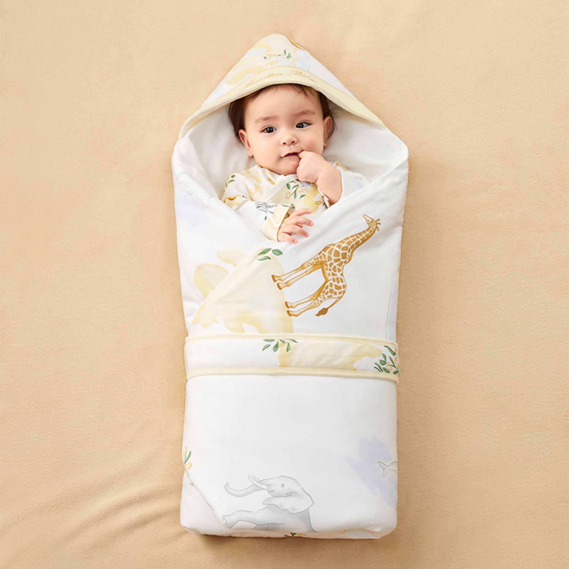 London Design Awards Winner - Lining-Detachable Knitted Baby Swaddle