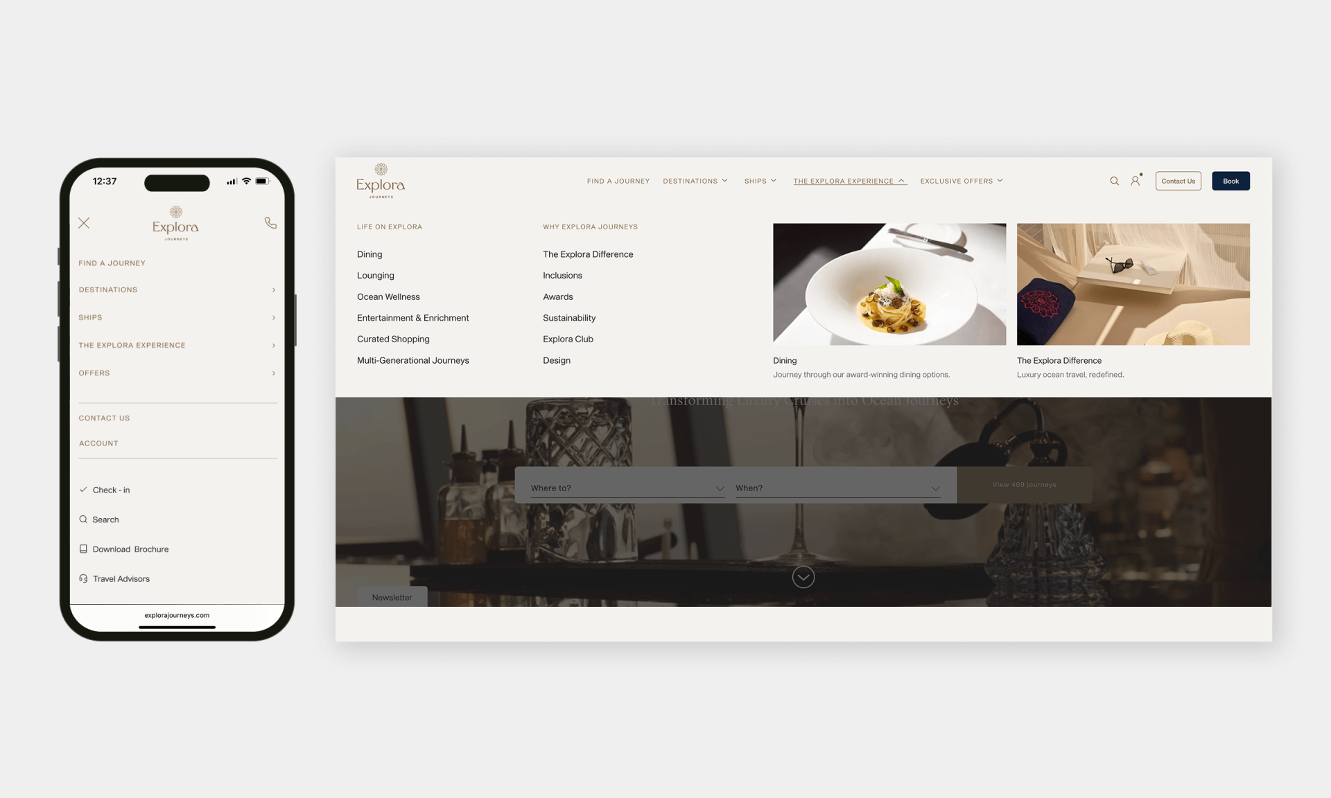 London Design Awards Winner - Explora Journeys: UX That Invites, Immerses and Inspires 