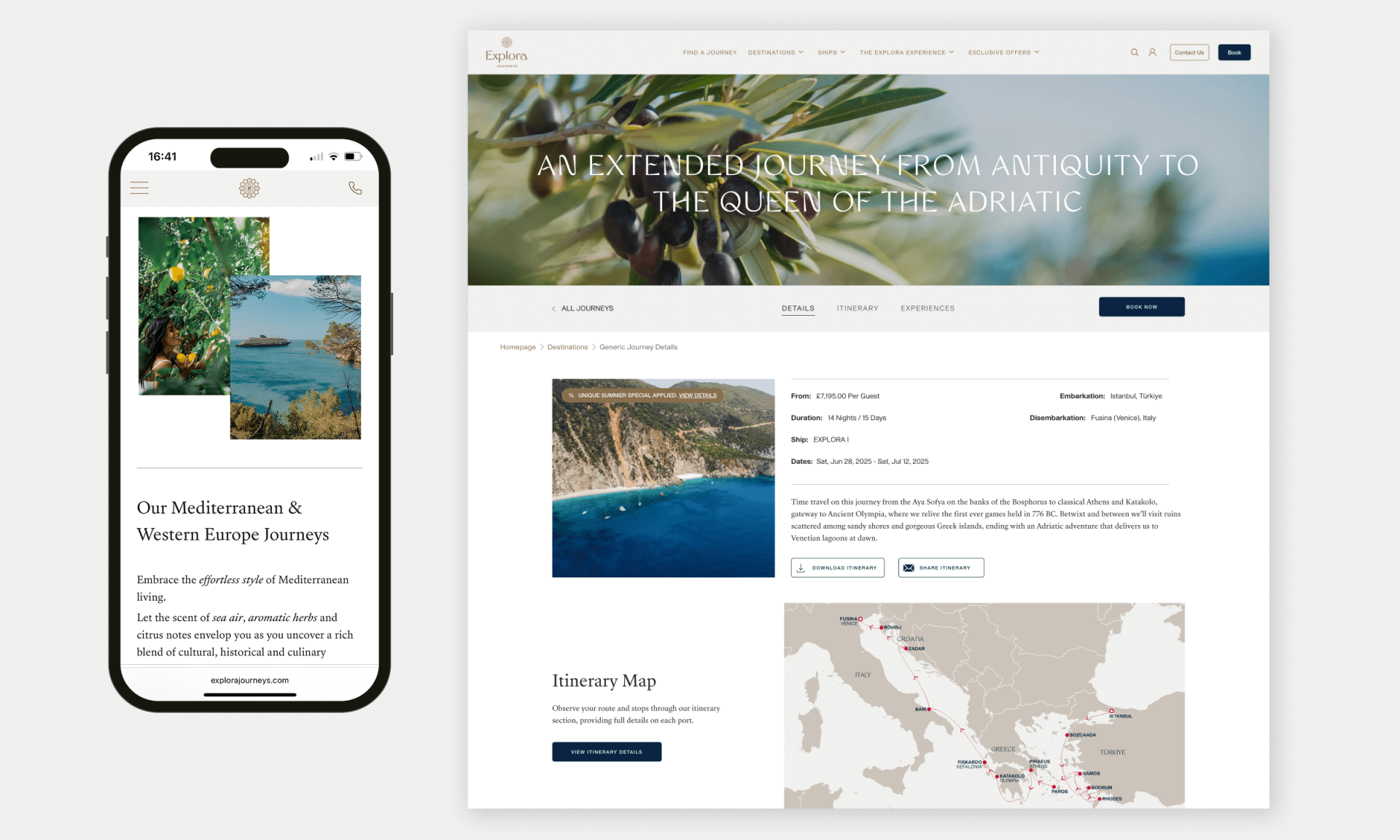 London Design Awards Winner - Explora Journeys: UX That Invites, Immerses and Inspires 