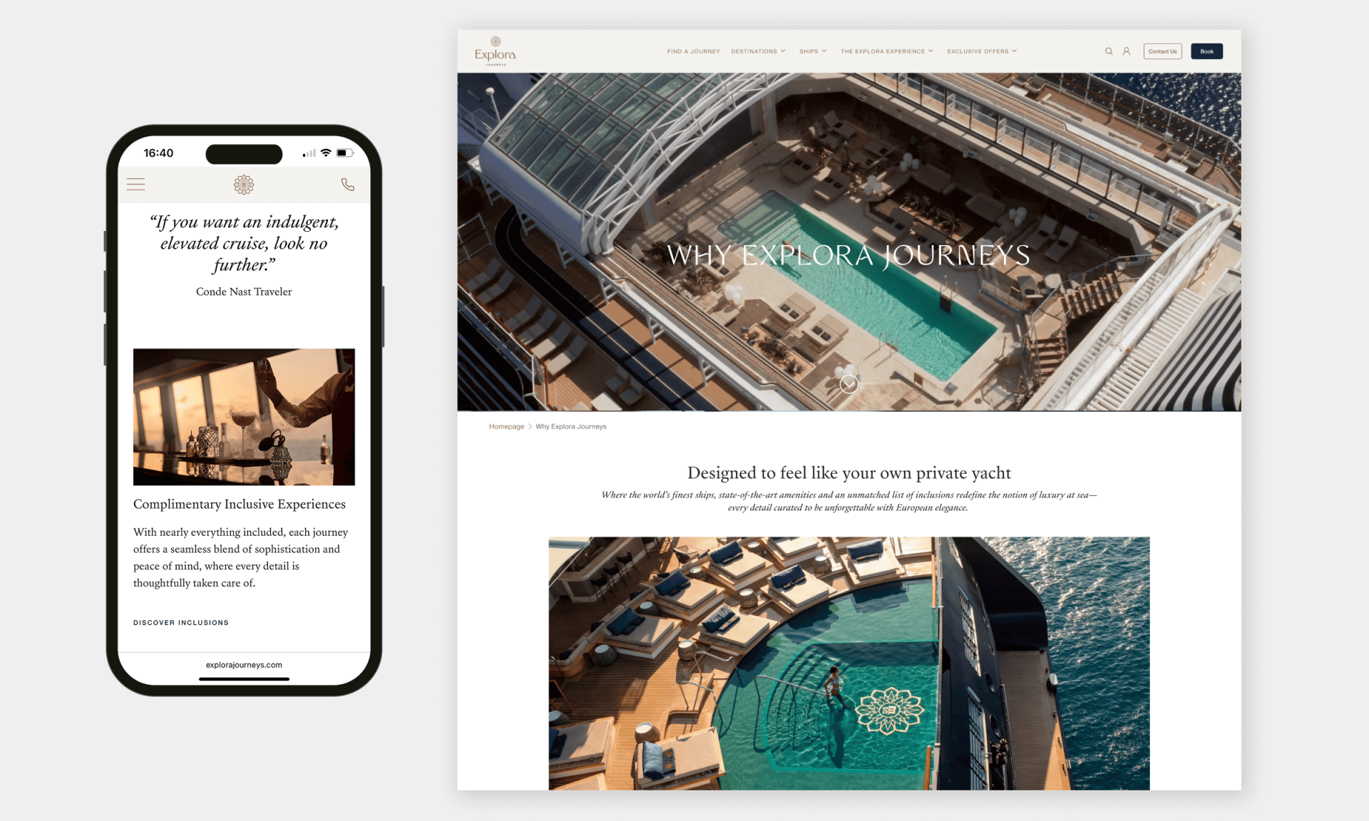 London Design Awards Winner - Explora Journeys: UX That Invites, Immerses and Inspires 