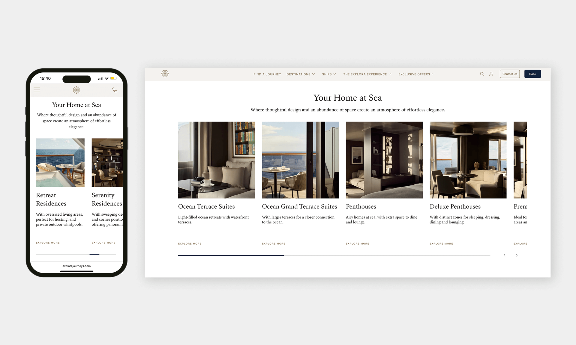 London Design Awards Winner - Explora Journeys: UX That Invites, Immerses and Inspires 