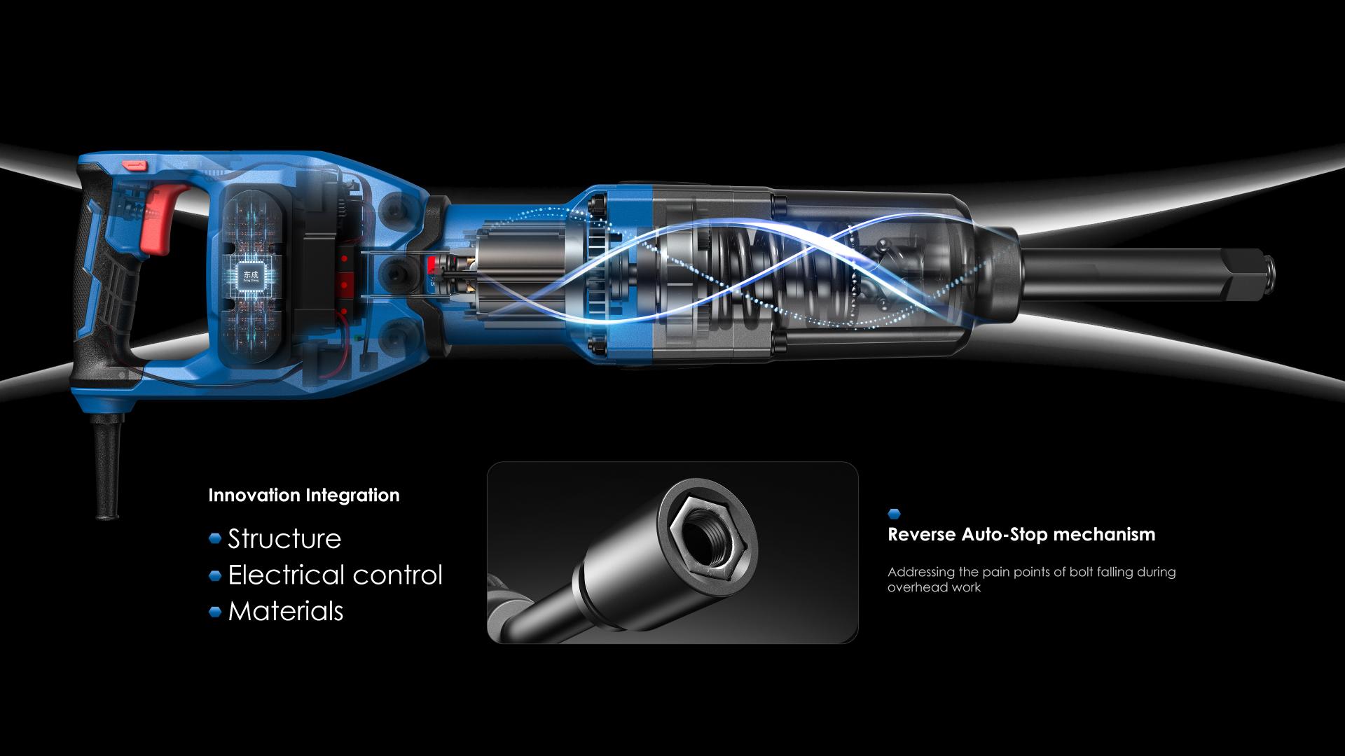 London Design Awards Winner - AC Brushless Impact Wrench