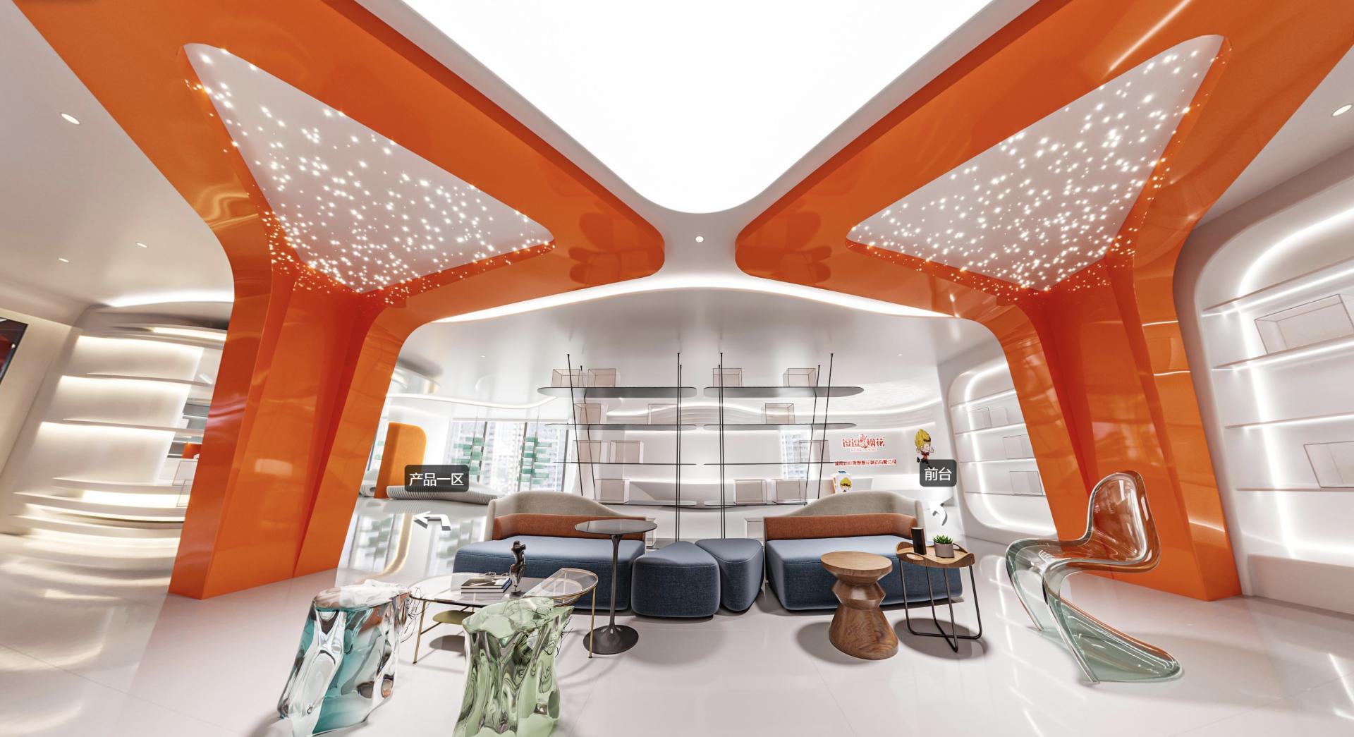 London Design Awards Winner - The Modern Exhibition Hall Space Design of DouDou Fireworks