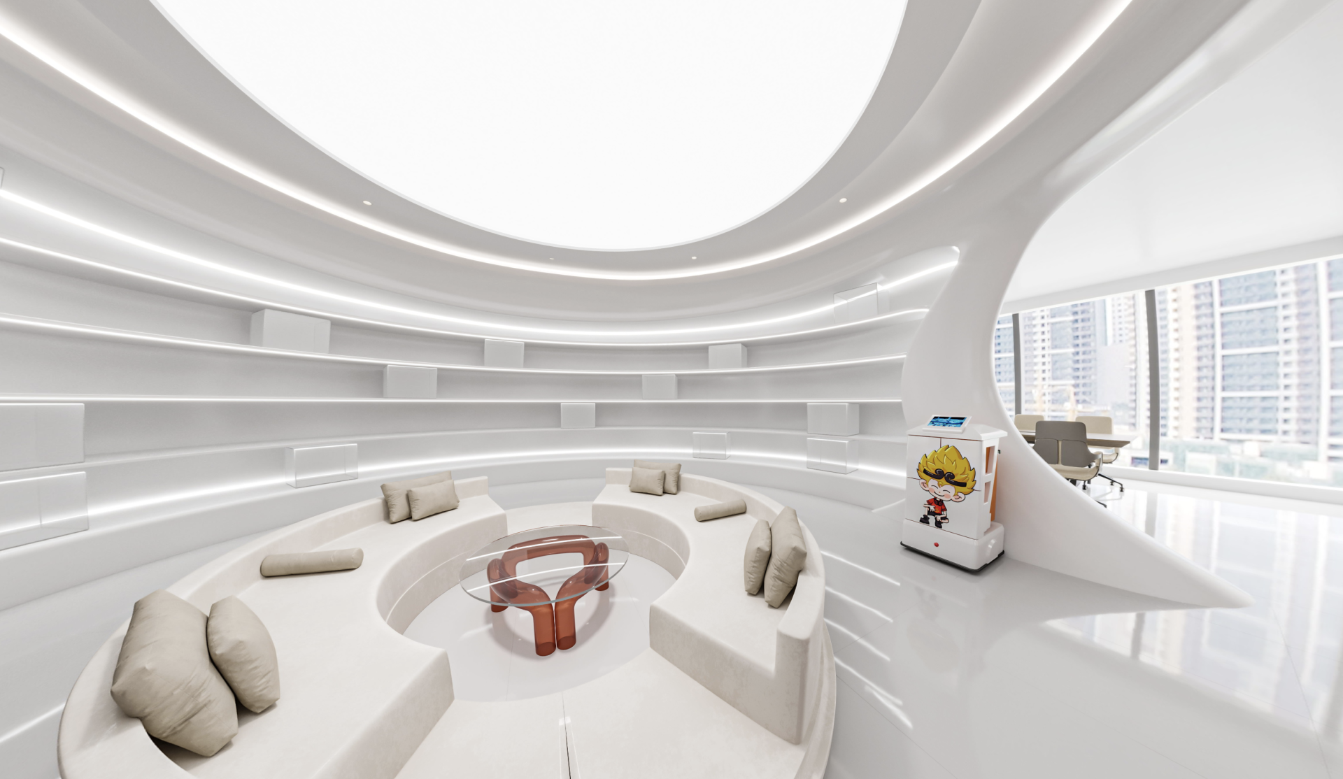 London Design Awards Winner - The Modern Exhibition Hall Space Design of DouDou Fireworks