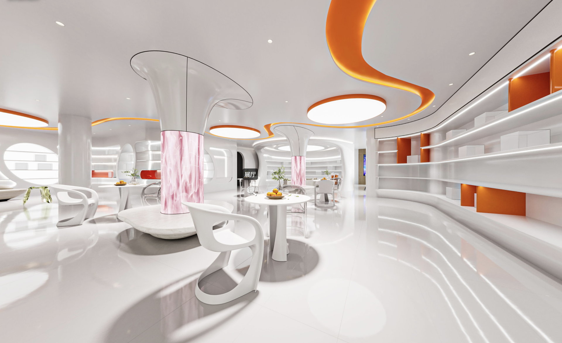 London Design Awards Winner - The Modern Exhibition Hall Space Design of DouDou Fireworks