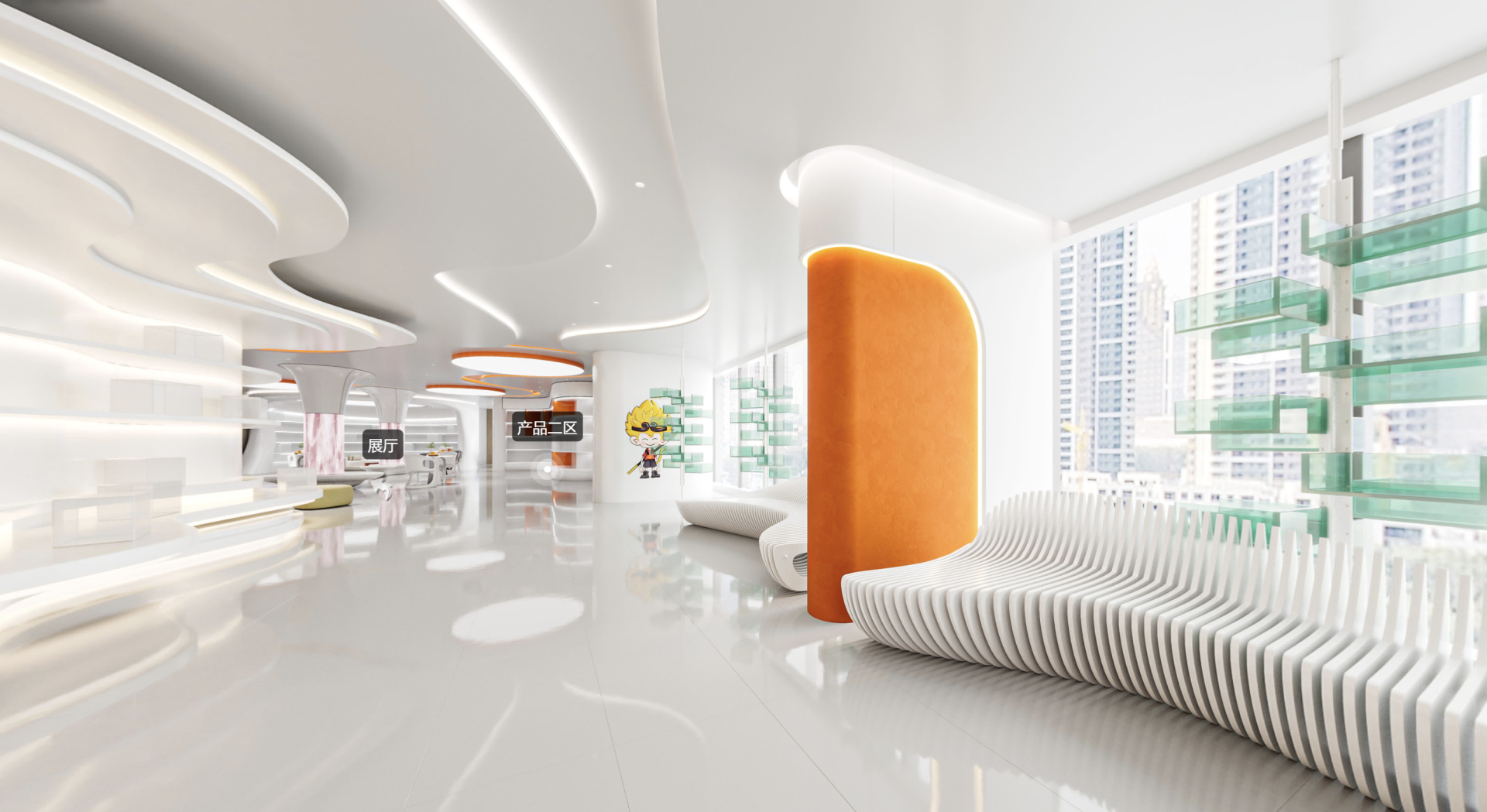 London Design Awards Winner - The Modern Exhibition Hall Space Design of DouDou Fireworks