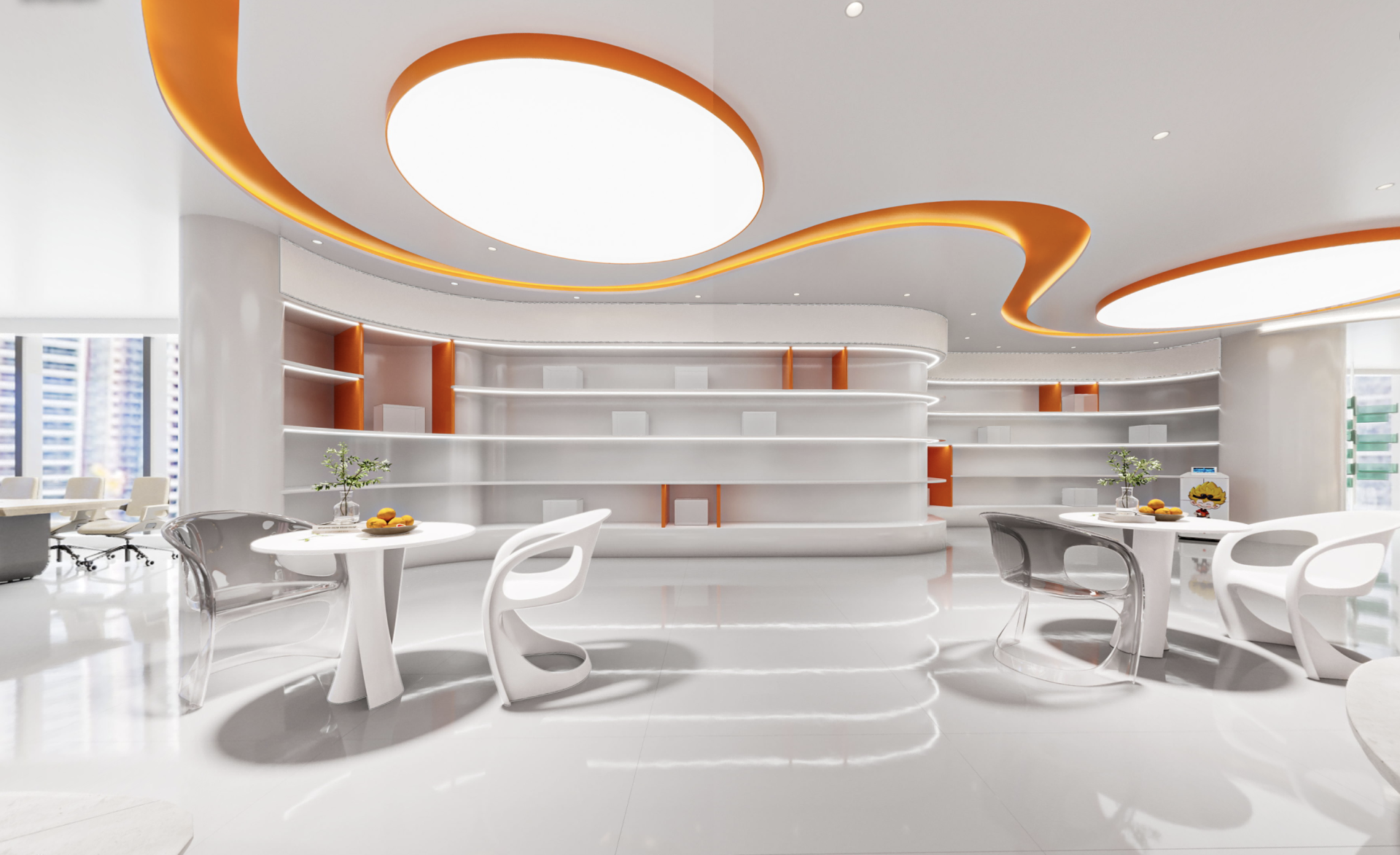London Design Awards Winner - The Modern Exhibition Hall Space Design of DouDou Fireworks
