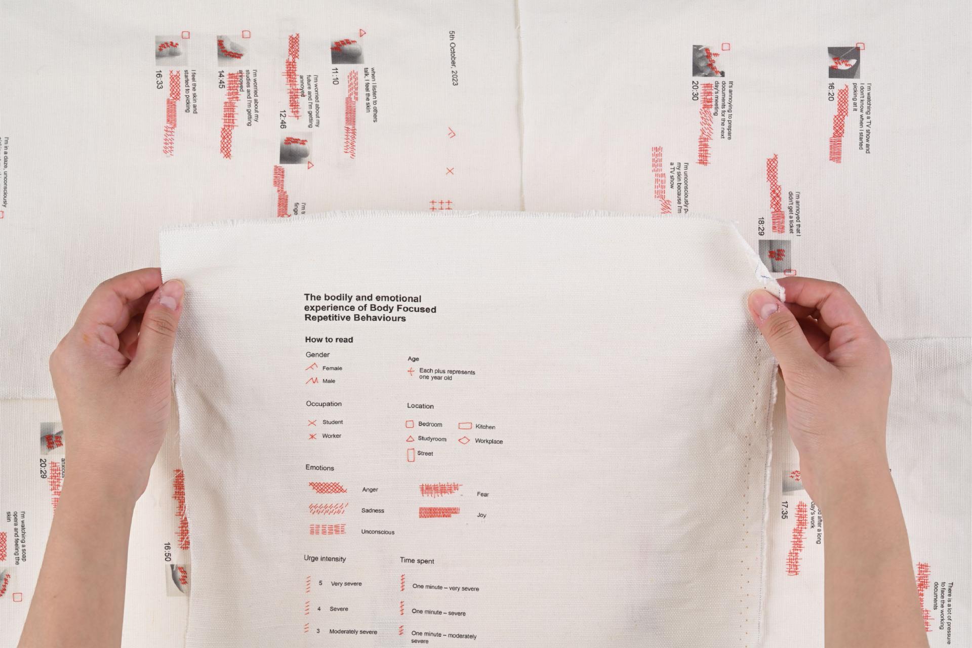 London Design Awards Winner - The bodily and emotional experience of BFRBs