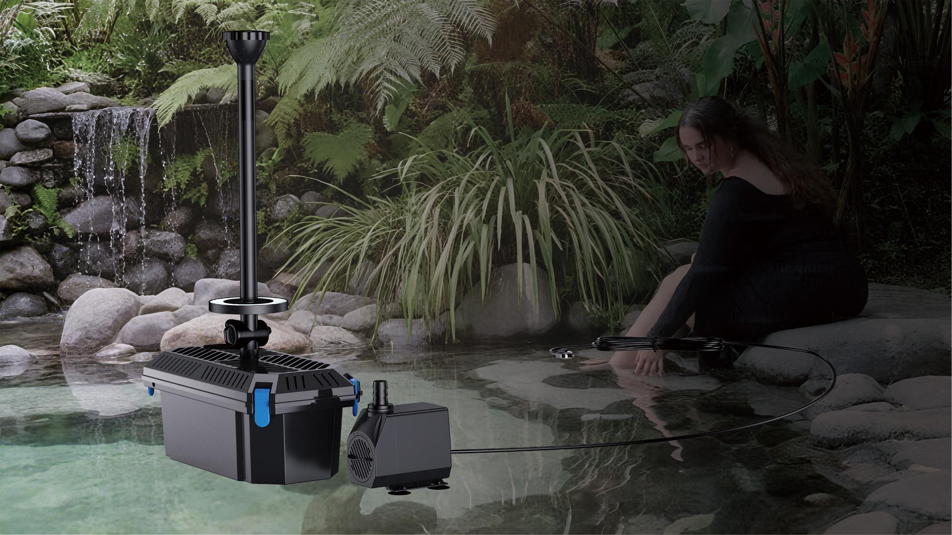 London Design Awards Winner - Integrated Pond Filter