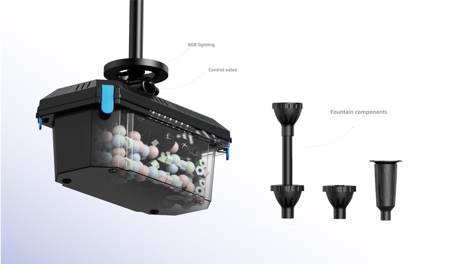 London Design Awards Winner - Integrated Pond Filter