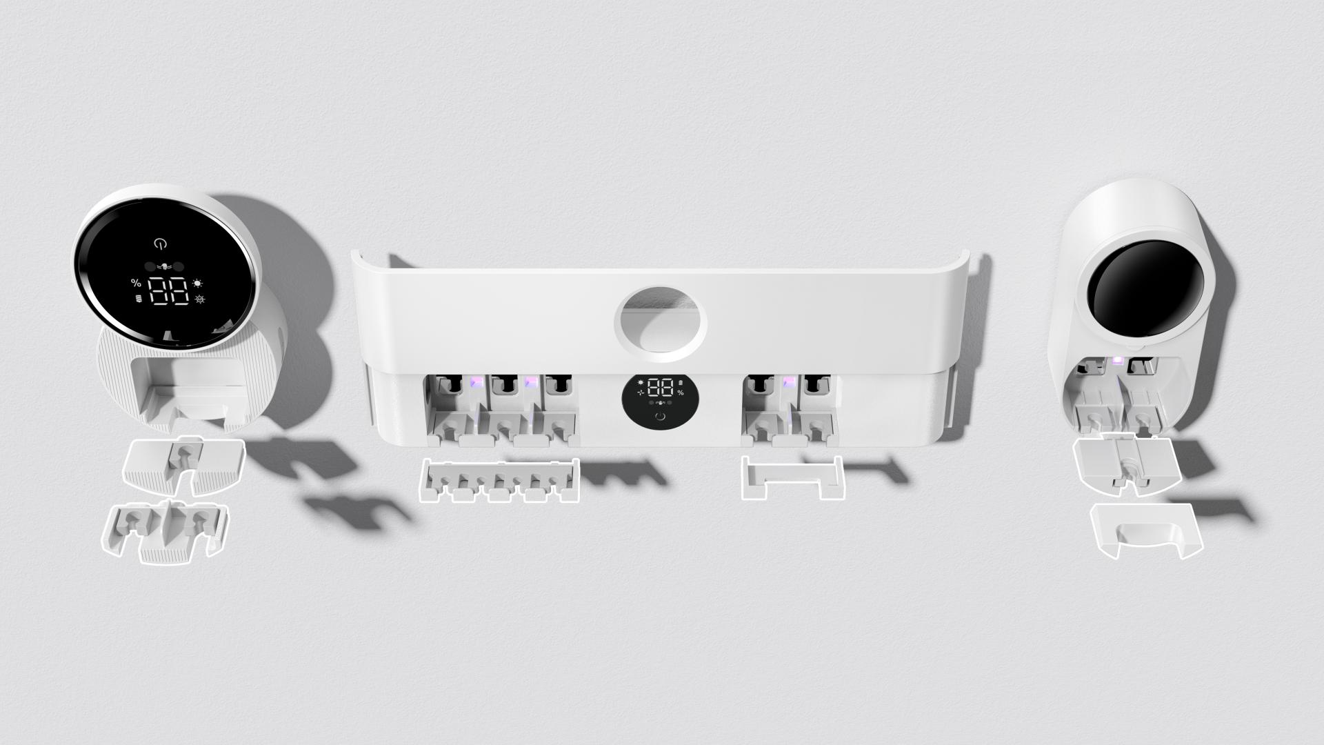 London Design Awards Winner - Automatic Toothbrush Smart Care Cabin Series