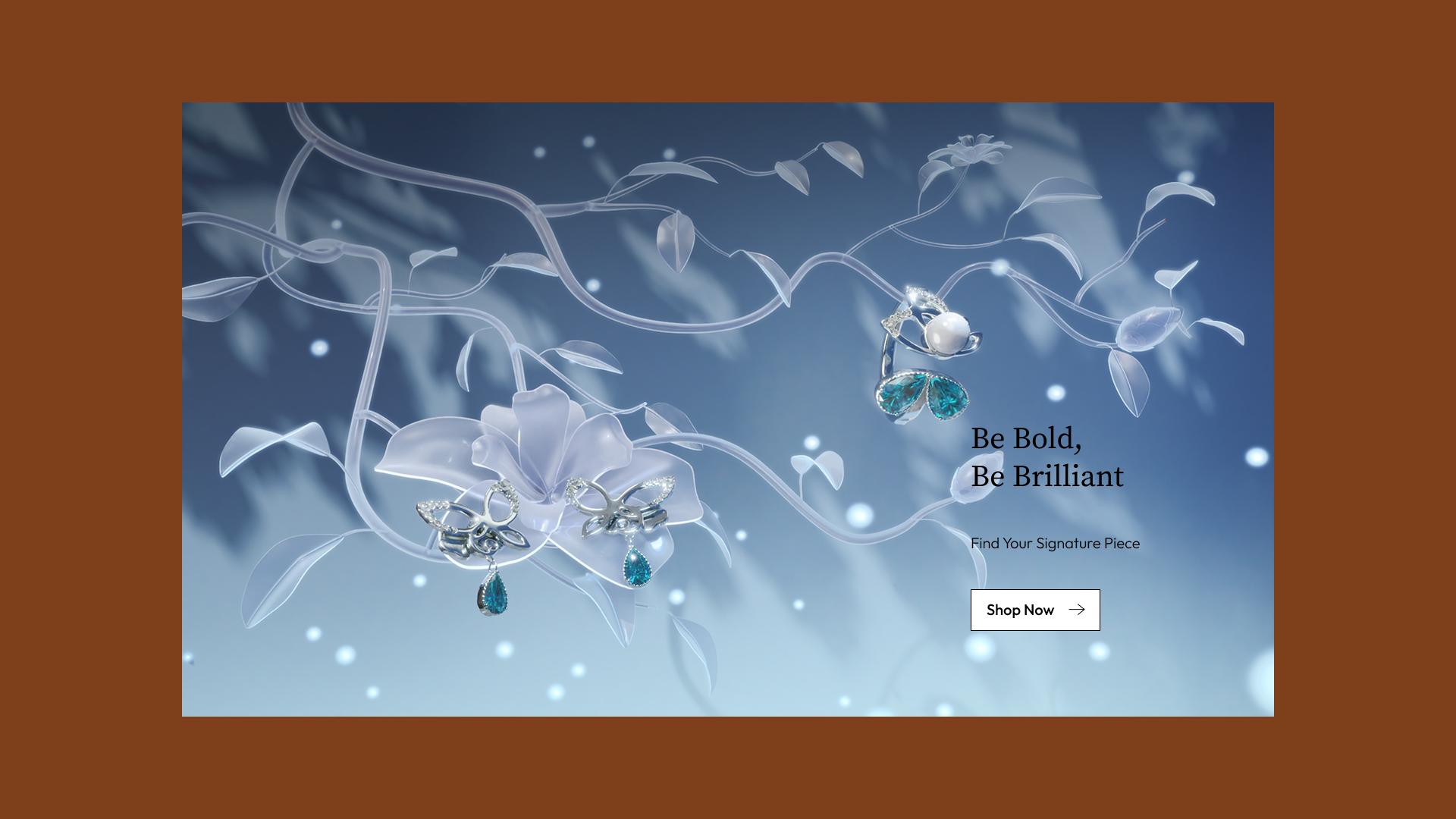 London Design Awards Winner - Venus Jewelry E-commerce Website Design