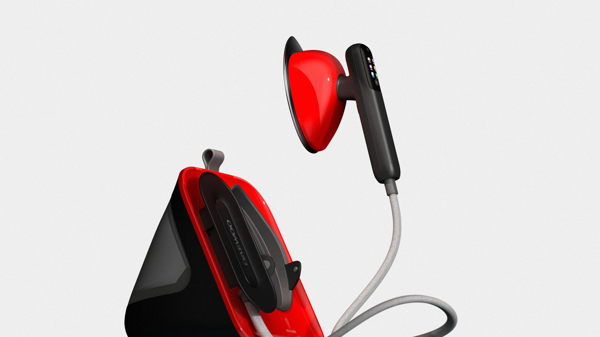 London Design Awards Winner - DAEWOO Rose Portable Iron
