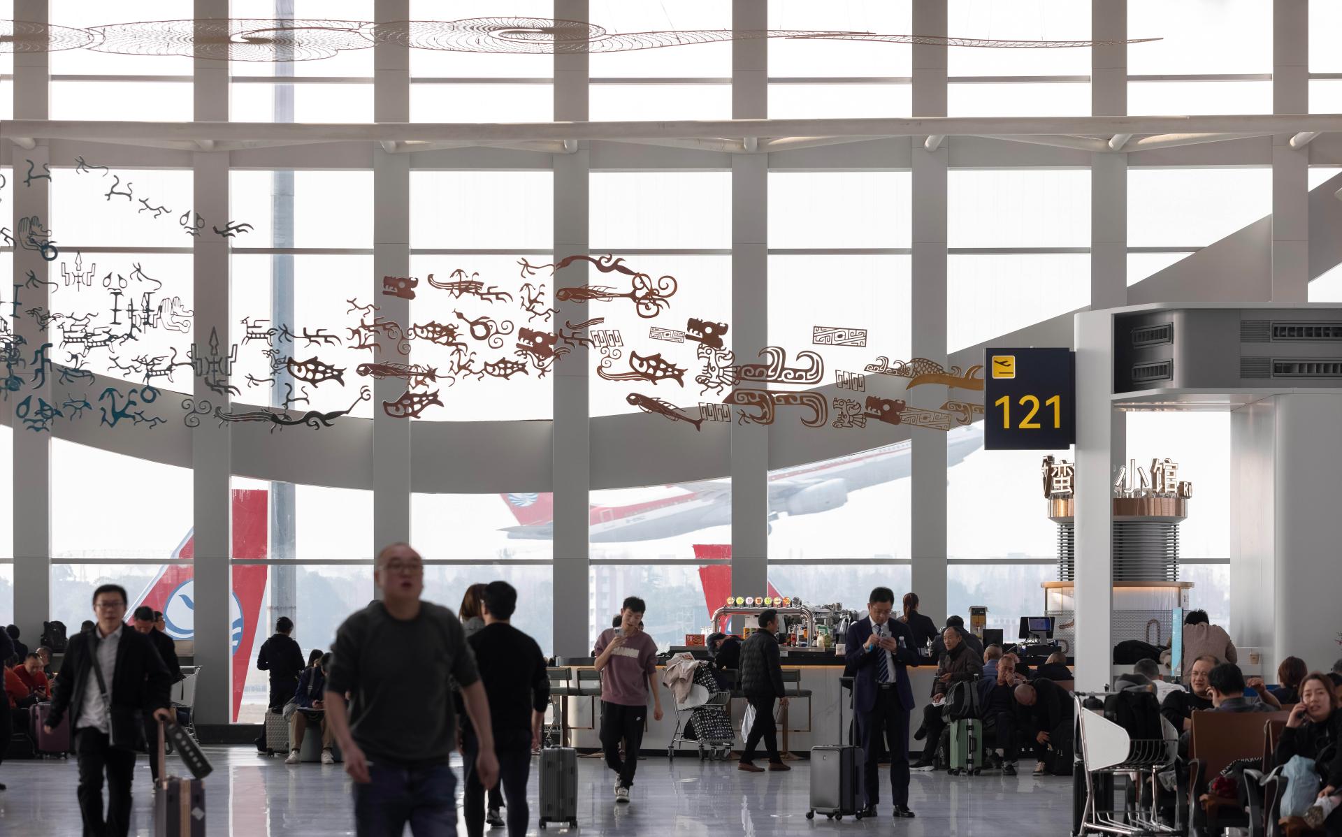London Design Awards Winner - Arts Installations at Chengdu Shuangliu Airport