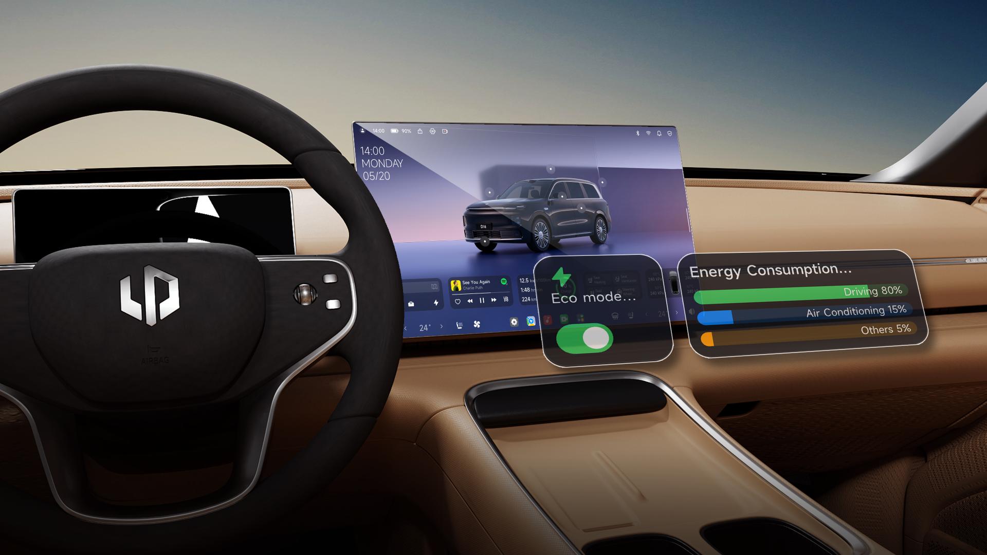 London Design Awards Winner - leapmotor OS HMI design