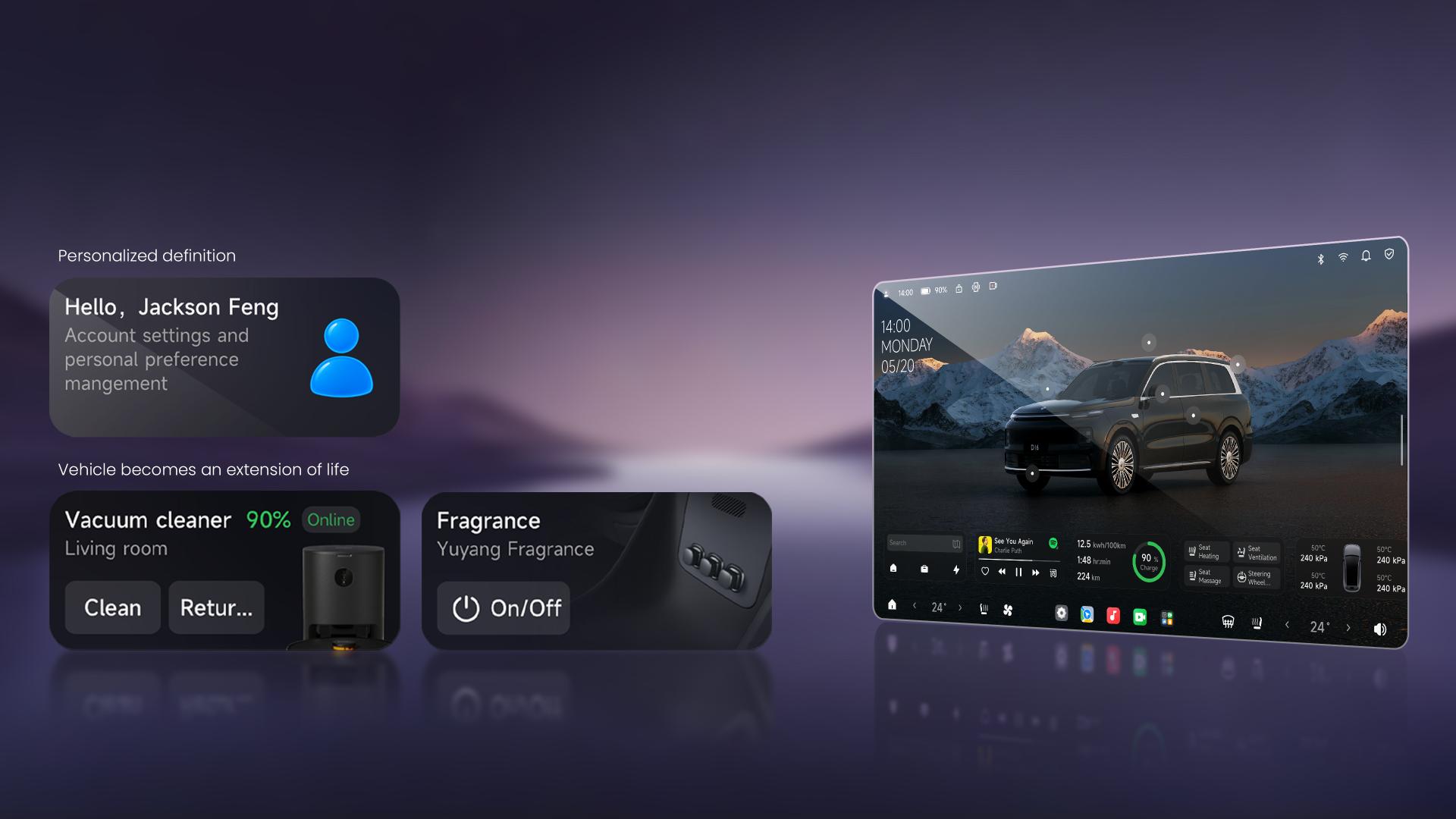 London Design Awards Winner - leapmotor OS HMI design