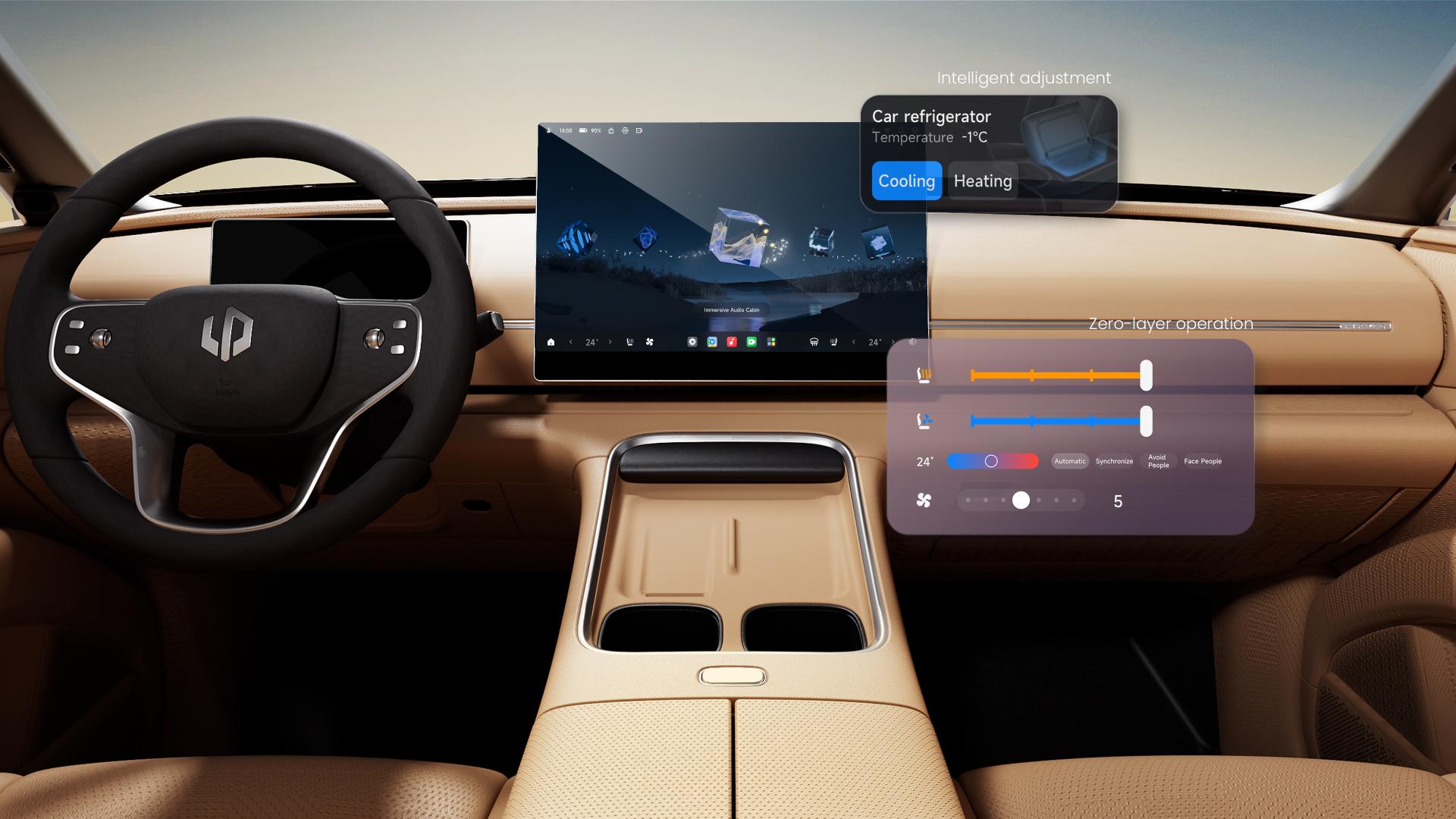London Design Awards Winner - leapmotor OS HMI design