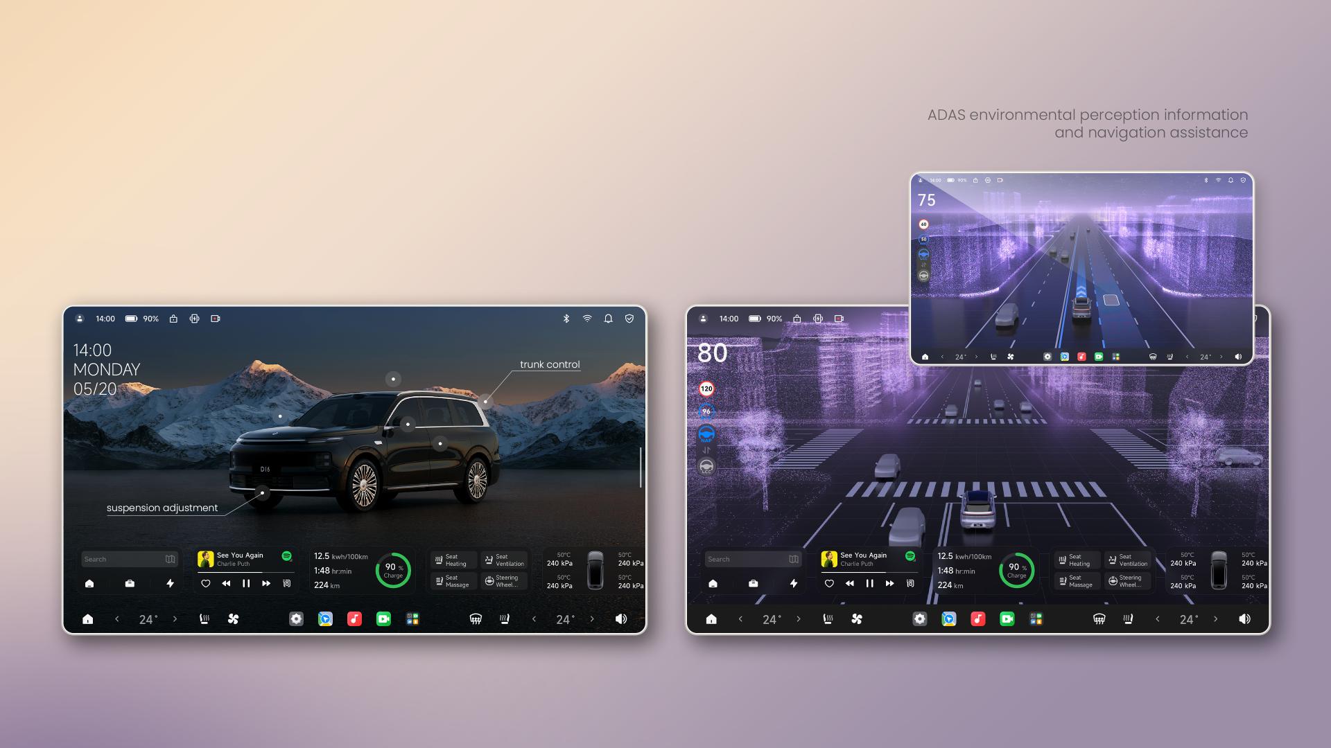 London Design Awards Winner - leapmotor OS HMI design