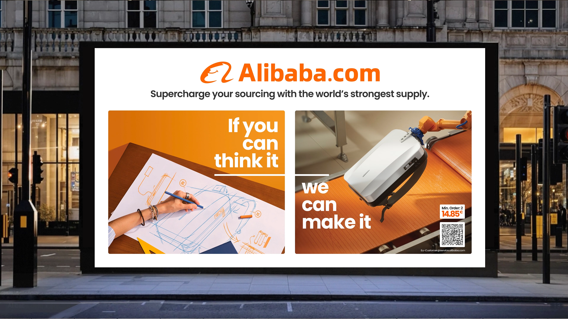London Design Awards Winner - Alibaba.com Rebranding Campaign in Europe – WE CAN MAKE IT