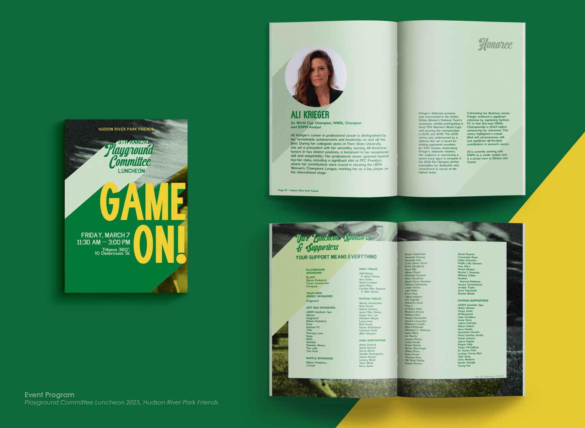 London Design Awards Winner - Game On! Comprehensive Brand Experience for Community Impact