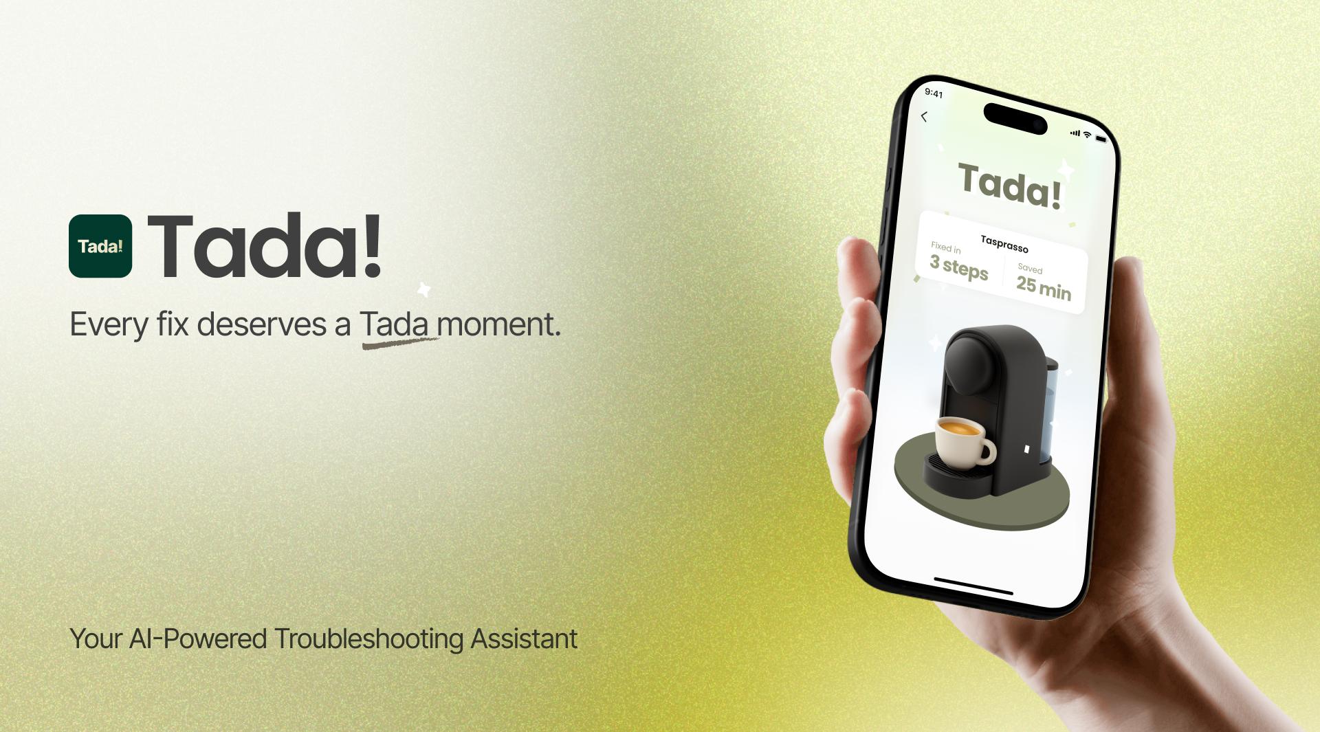 London Design Awards Winner - Tada!