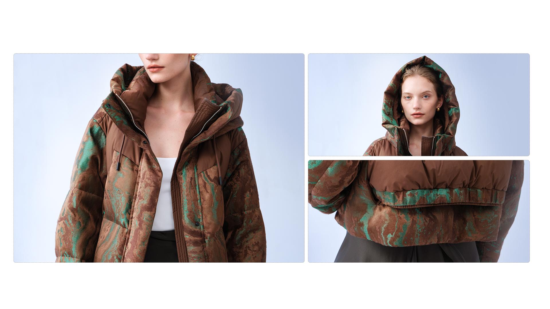 London Design Awards Winner - Intangible Cultural Heritage Liuli  Goose Down Jacket