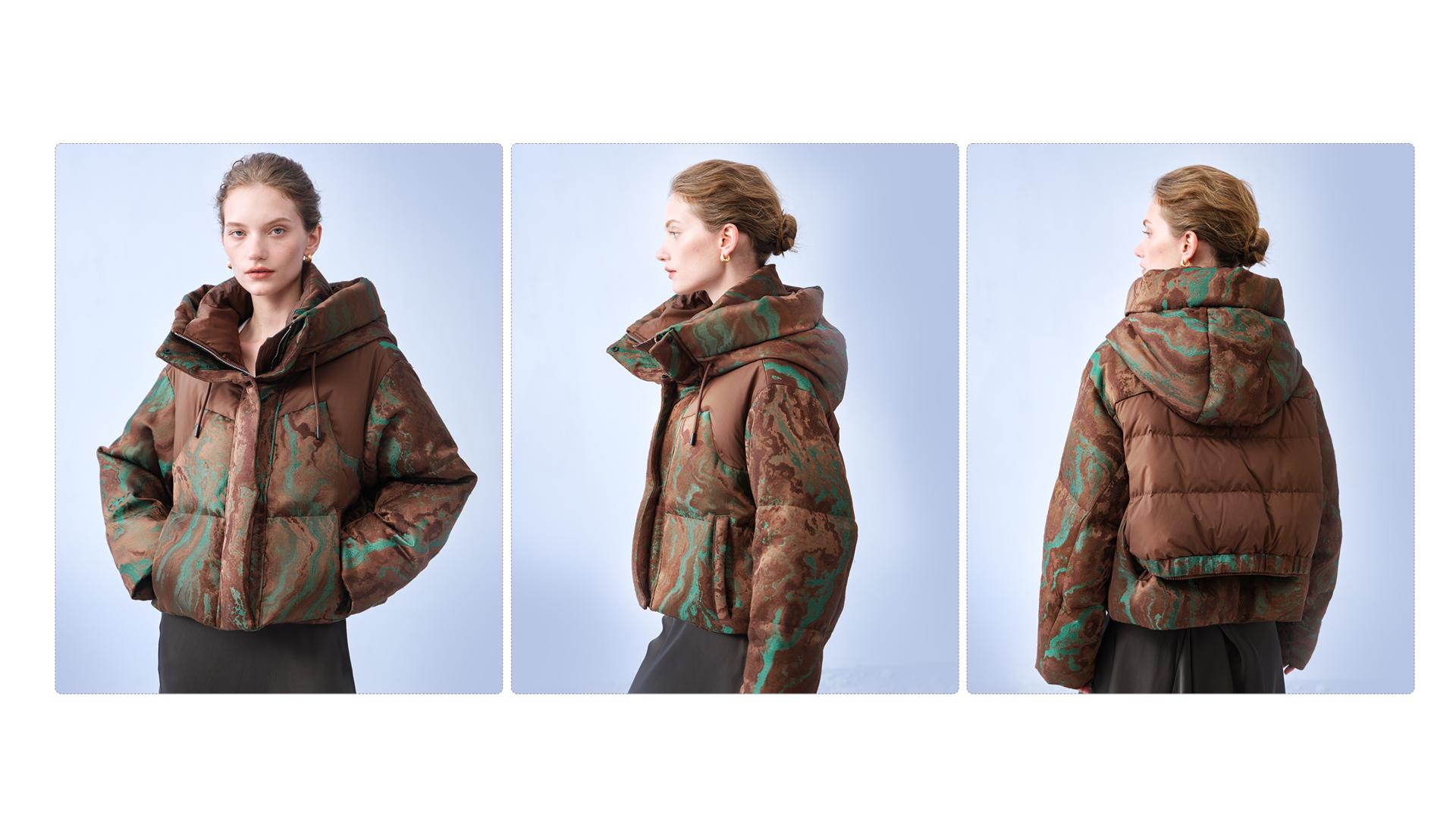 London Design Awards Winner - Intangible Cultural Heritage Liuli  Goose Down Jacket