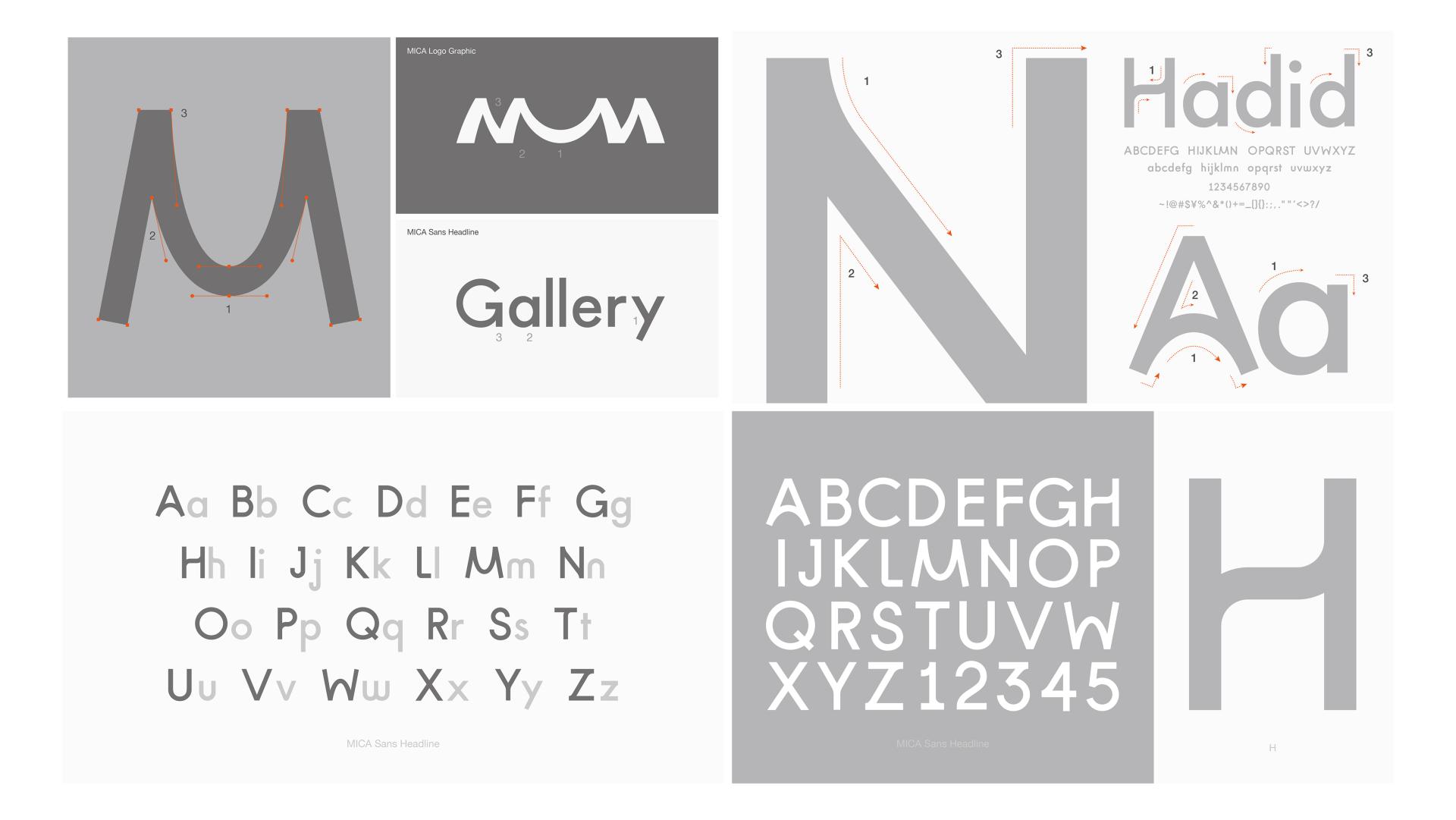 London Design Awards Winner - MICA Art Museum Brand Identity Design