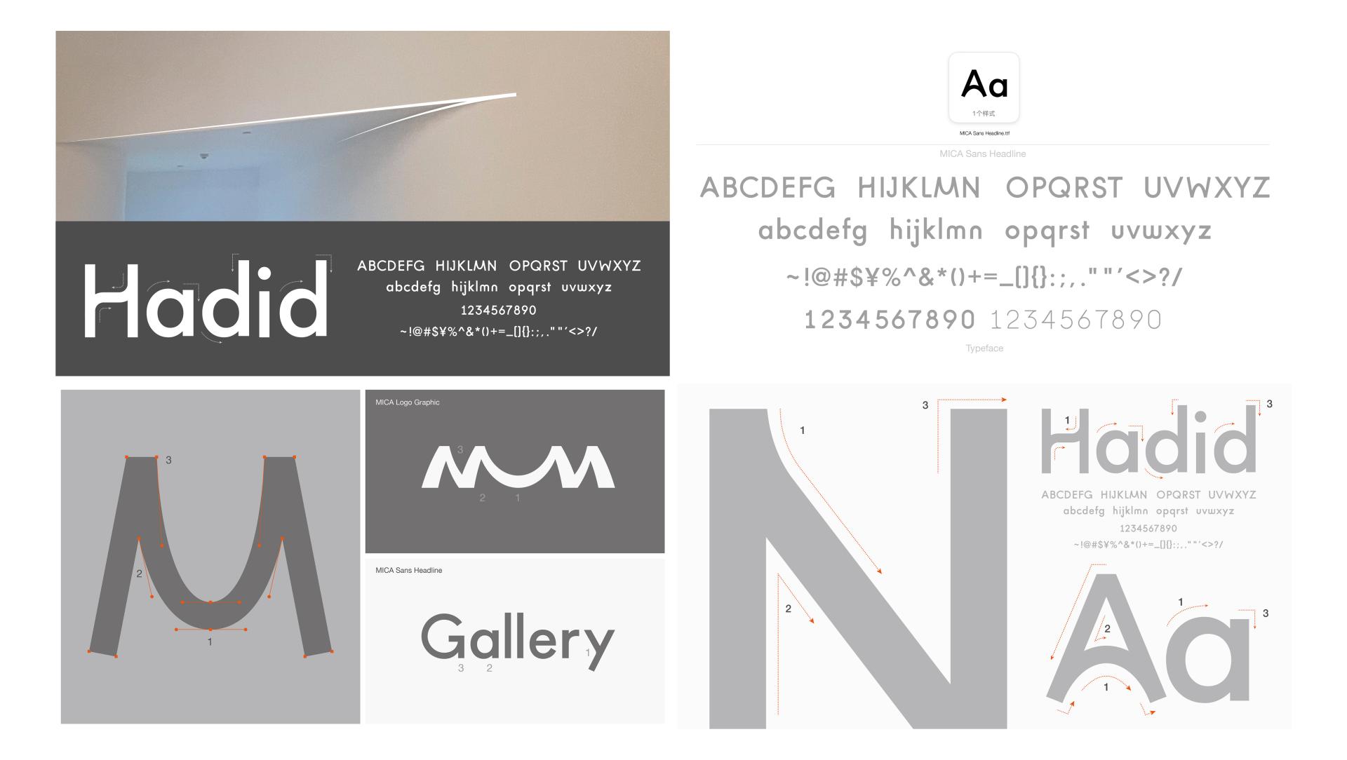 London Design Awards Winner - MICA Art Museum Signage System Design