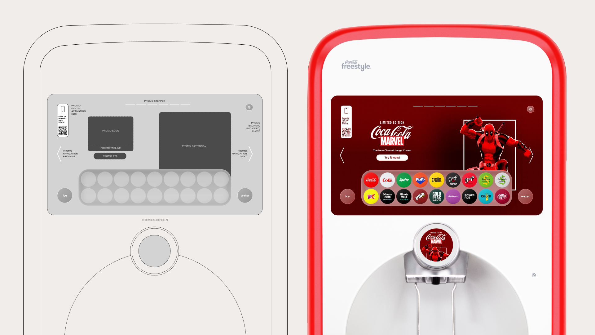 London Design Awards Winner - Equinox Freestyle User Interface