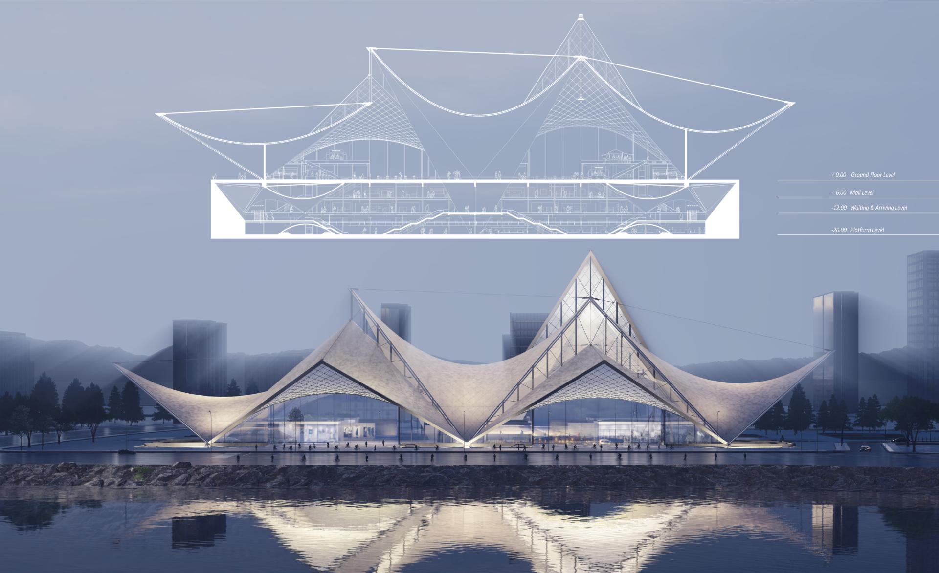 London Design Awards Winner - Jianghan Guan Transportation Hub