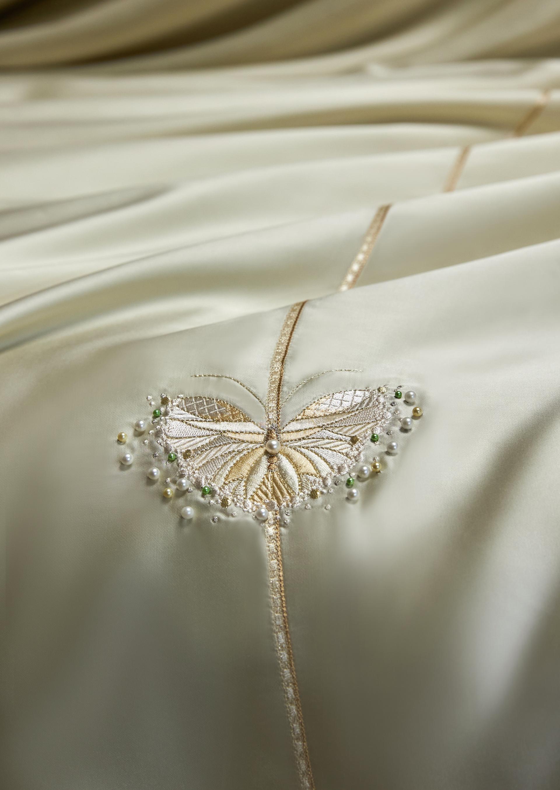 London Design Awards Winner - Golden Butterfly with Pearl