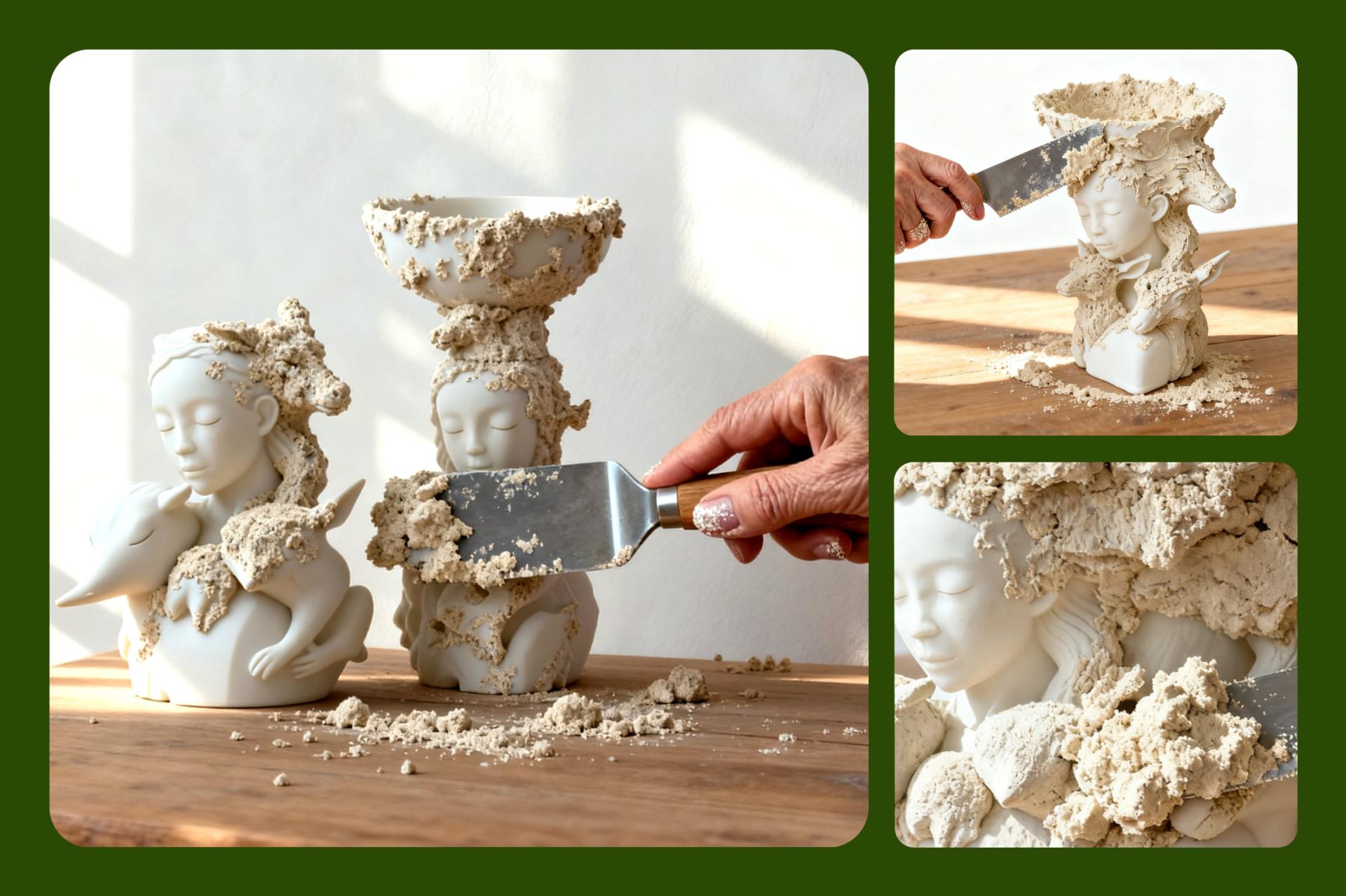 London Design Awards Winner - Art of Earth Care: Crafting Bioceramics from Kitchen Scraps