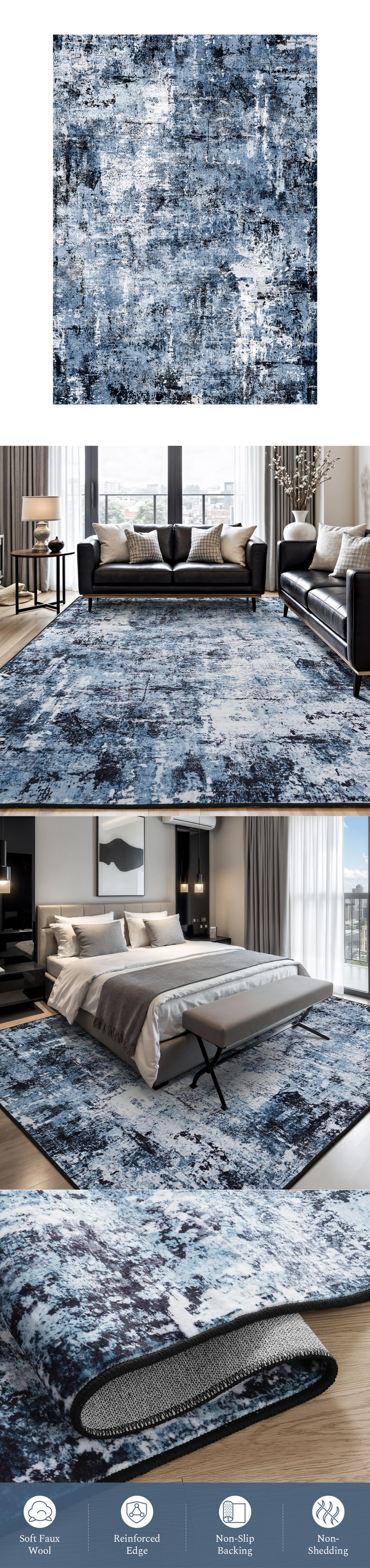 London Design Awards Winner - Urban Patina – Original Abstract Rug Collection