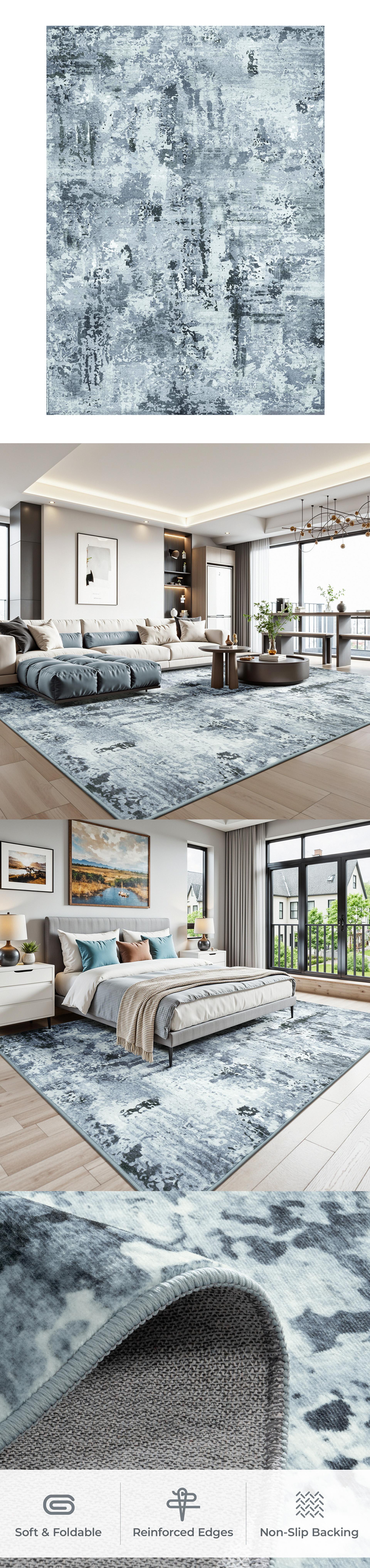 London Design Awards Winner - Urban Patina – Original Abstract Rug Collection