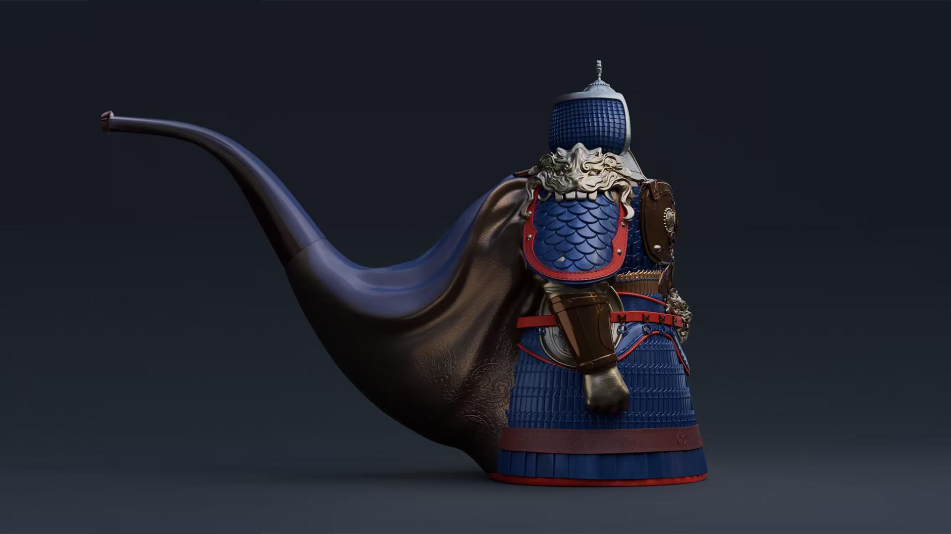 London Design Awards Winner - Soul of the Warrior · Armor Pipe