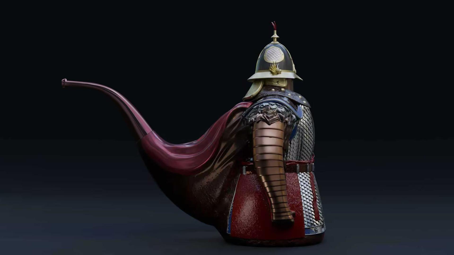 London Design Awards Winner - Soul of the Warrior · Armor Pipe