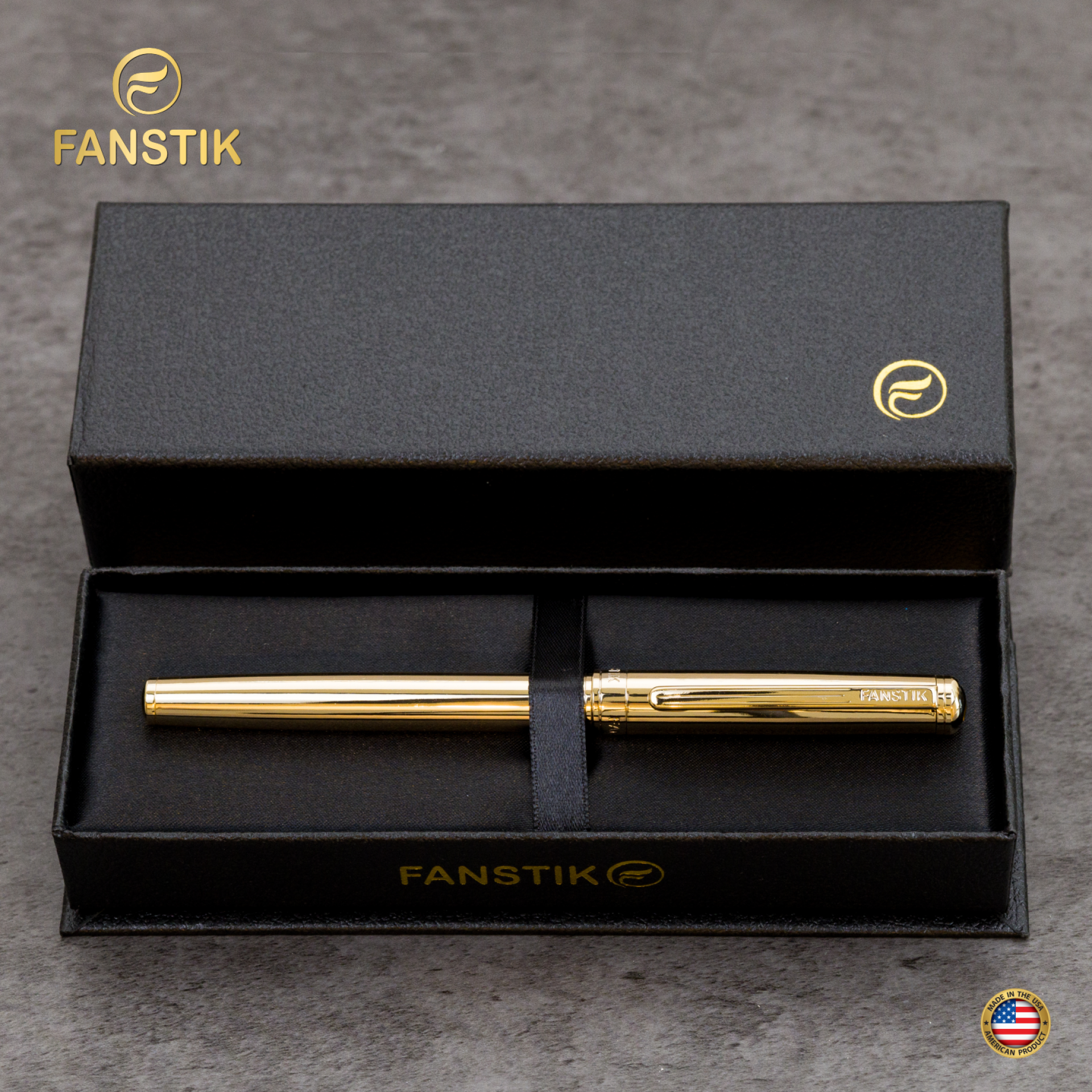 London Design Awards Winner - Luxury Gold  RollerBall Pen Fanstik Excelltus Line