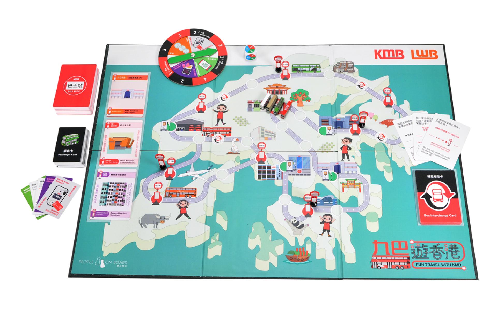 London Design Awards Winner - FUN TRAVEL WITH KMB Board Game
