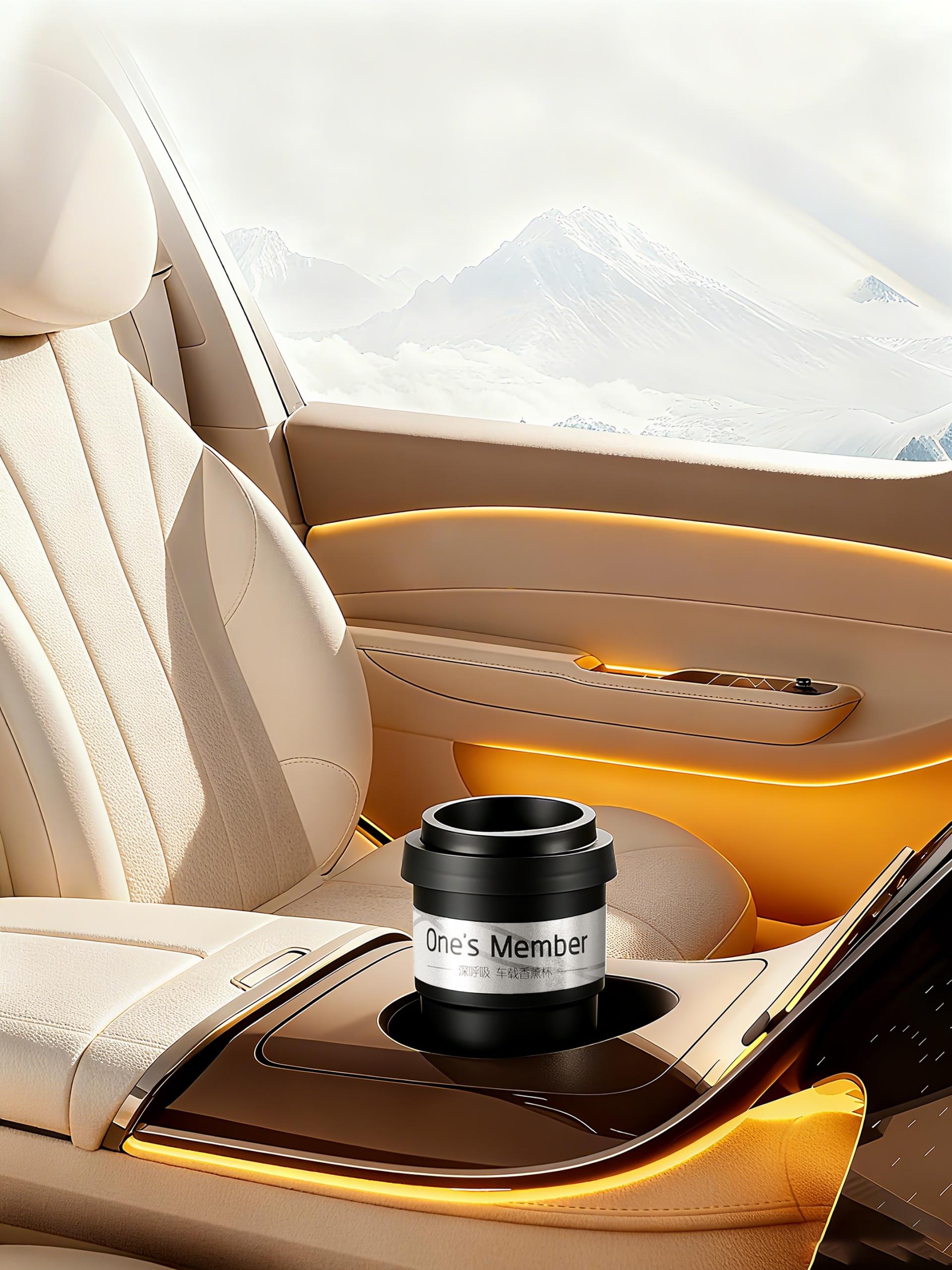 London Design Awards Winner - One's Member   Deep Breath Car Air Freshener Cup