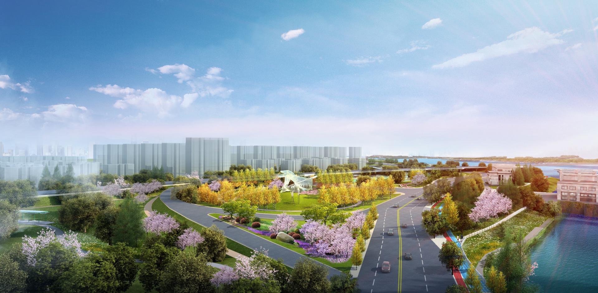 London Design Awards Winner - Qujiang Riverfront Landscape Belt