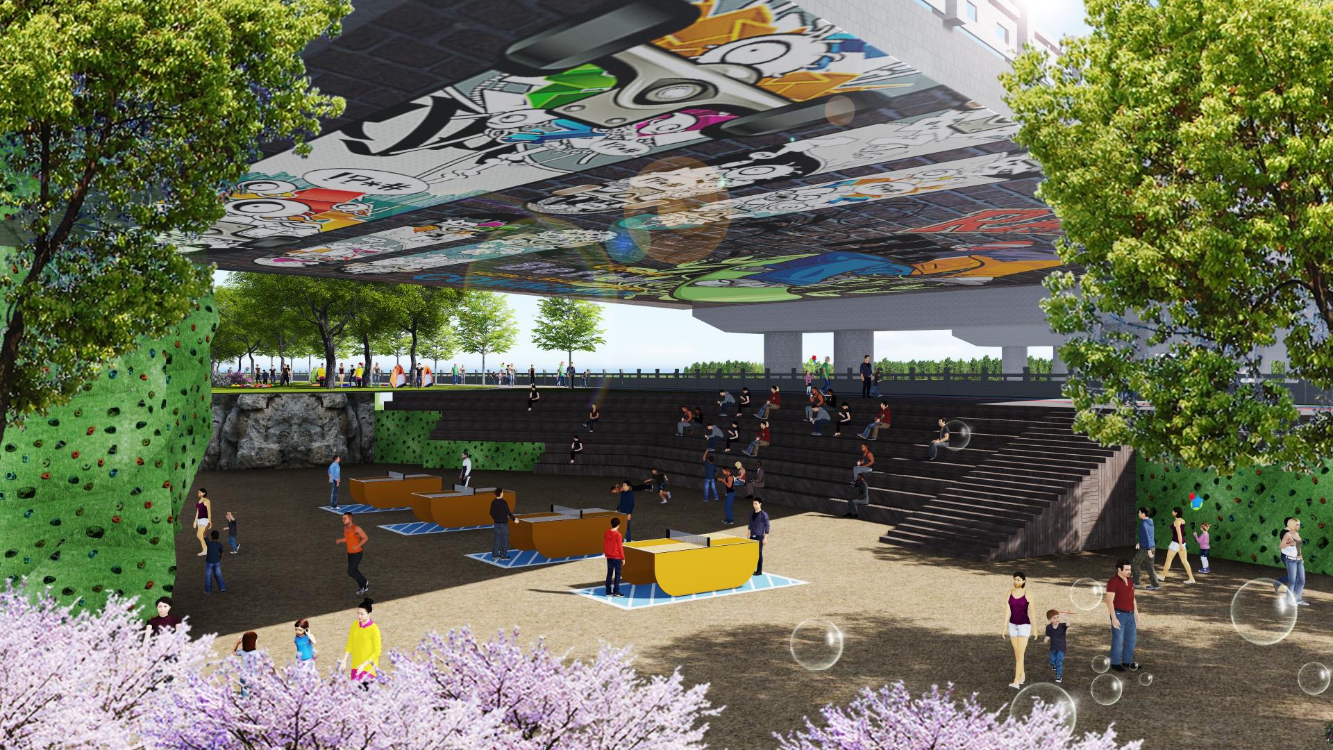 London Design Awards Winner - Qujiang Riverfront Landscape Belt