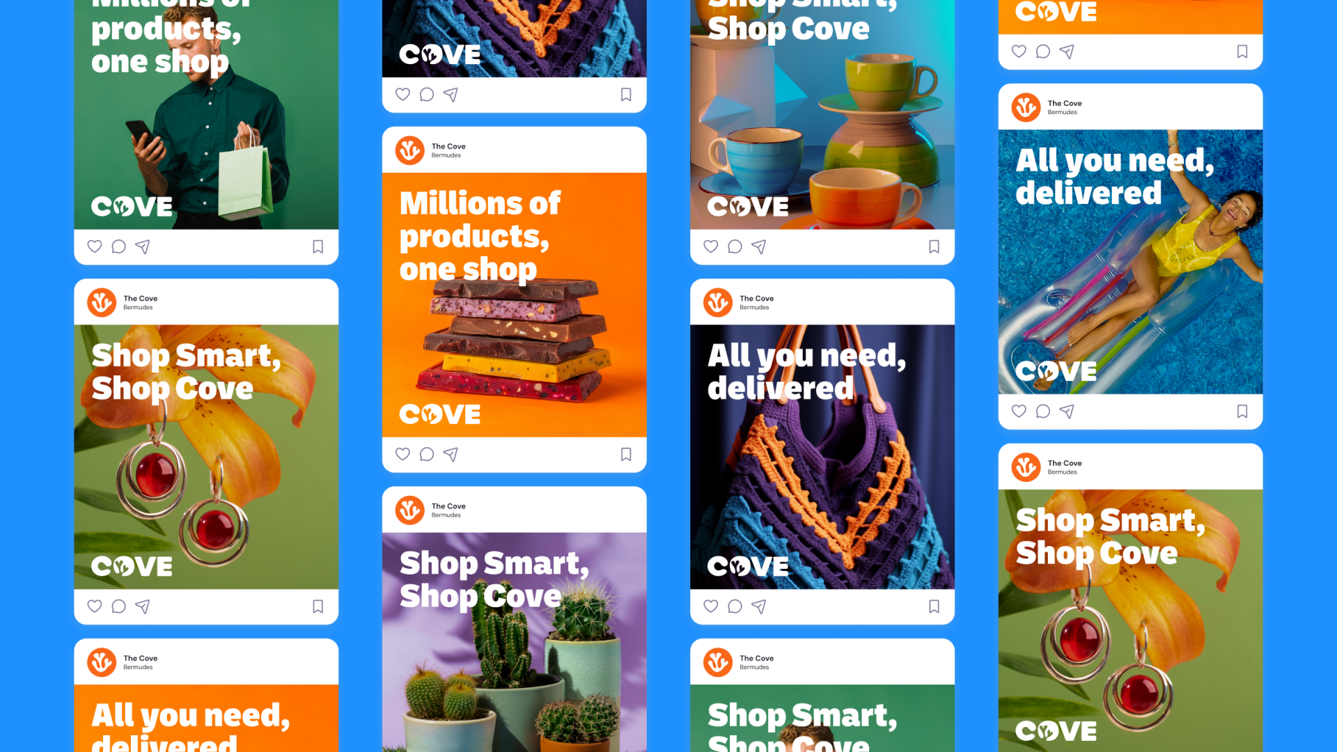 London Design Awards Winner - Cove Marketplace Brand Identity